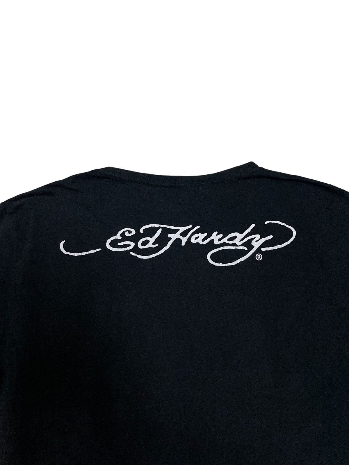 Ed Hardy Vintage Y2K Ed Hardy Sunfaded Skull Tees Size L / US 10 / IT 46 - 10 Thumbnail
