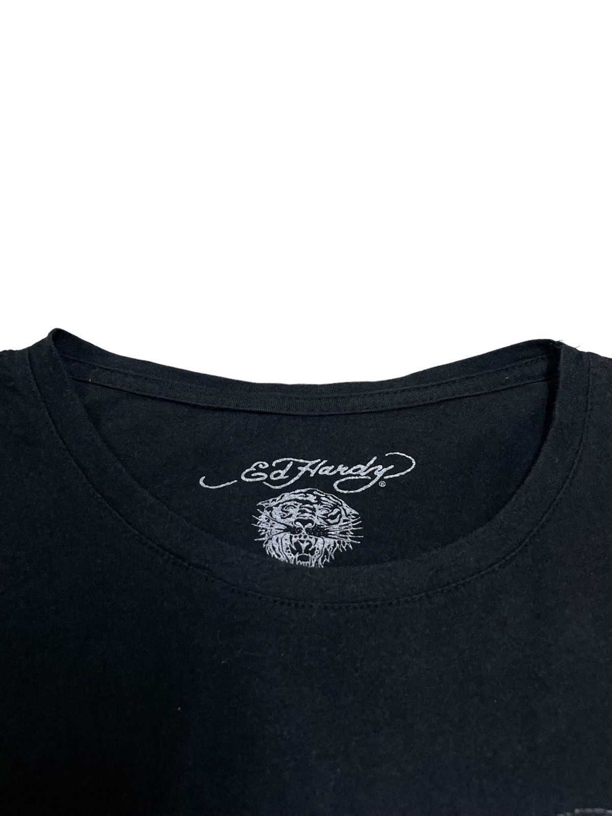 Ed Hardy Vintage Y2K Ed Hardy Sunfaded Skull Tees Size L / US 10 / IT 46 - 6 Thumbnail