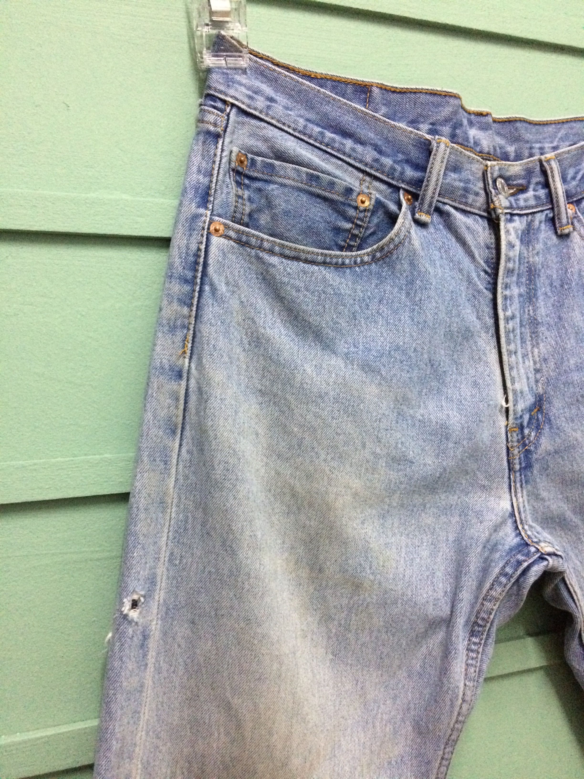 Levi's × Vintage Levis 505 Dirty Jeans #B-177 Size US 34 / EU 50 - 4 Thumbnail