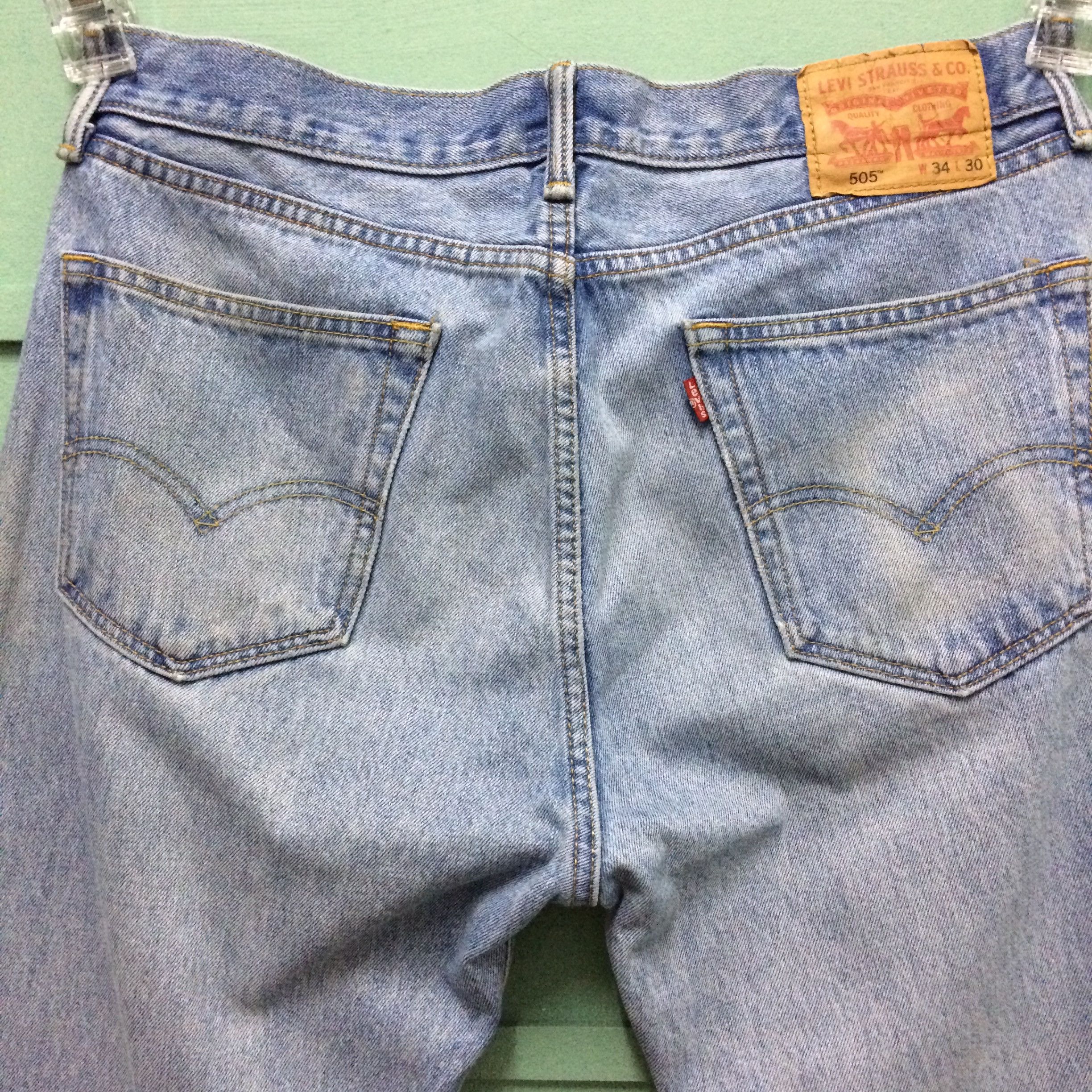 Levi's × Vintage Levis 505 Dirty Jeans #B-177 Size US 34 / EU 50 - 11 Thumbnail