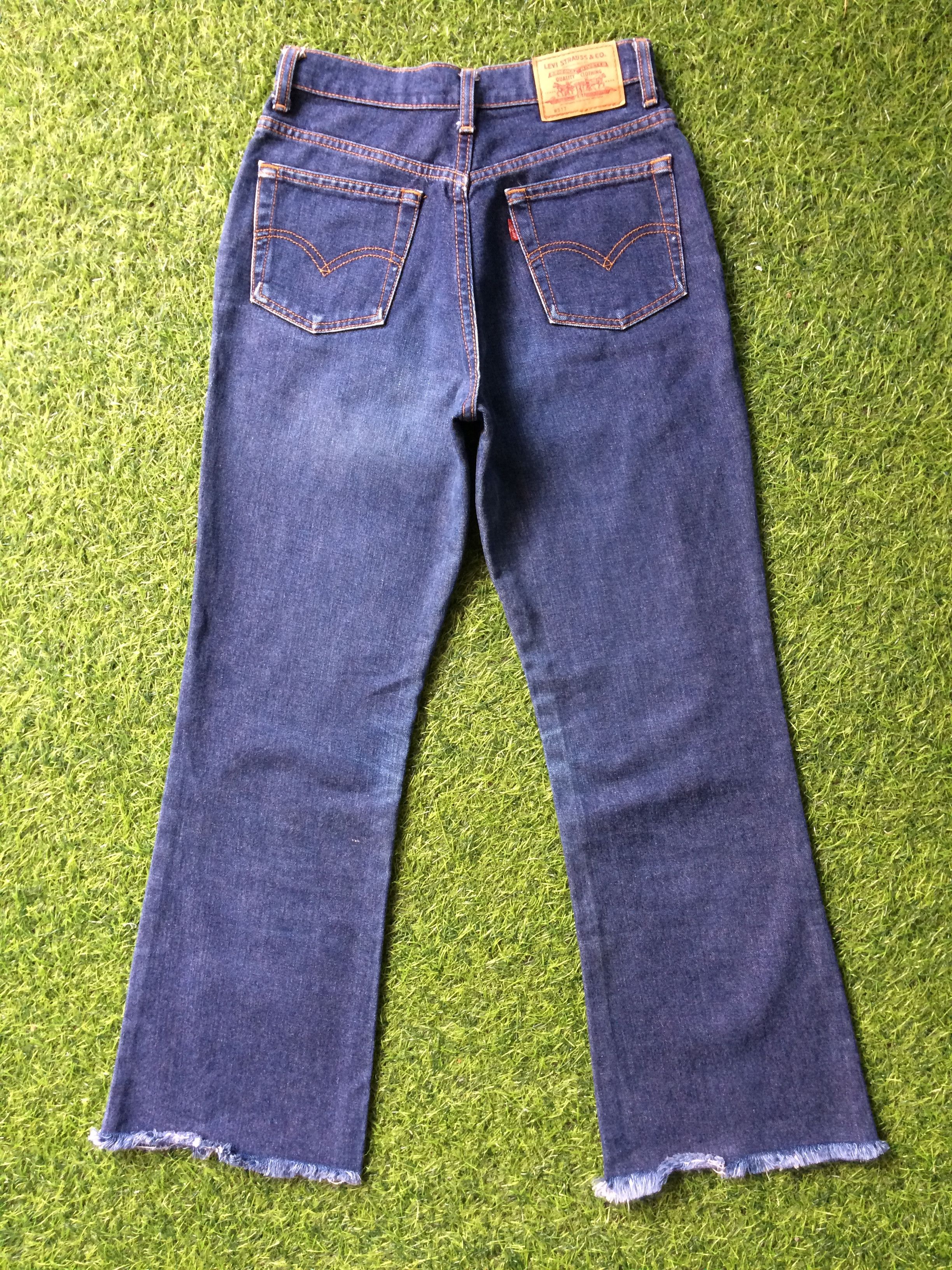 Jean × Unsound Rags Levis 517 Unisex Flared Bootcut Jeans #B-681 Size 25" / US 0 / IT 36 - 2 Thumbnail