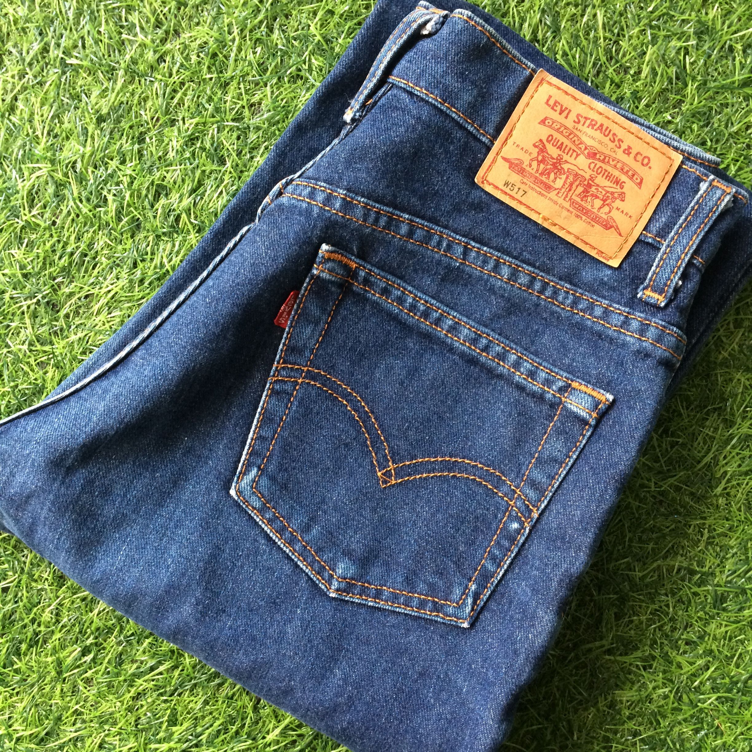 Jean × Unsound Rags Levis 517 Unisex Flared Bootcut Jeans #B-681 Size 25" / US 0 / IT 36 - 8 Thumbnail