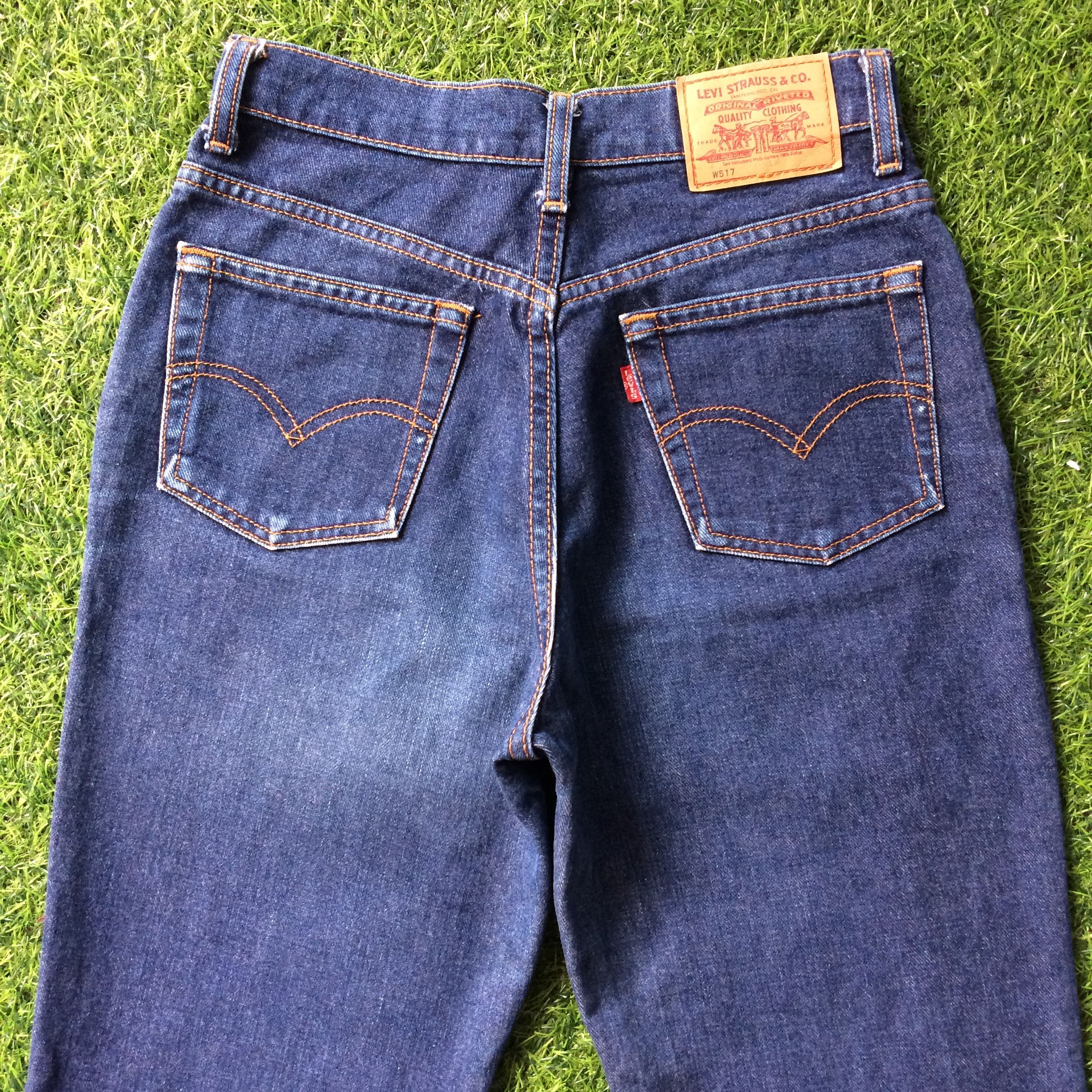 Jean × Unsound Rags Levis 517 Unisex Flared Bootcut Jeans #B-681 Size 25" / US 0 / IT 36 - 4 Thumbnail
