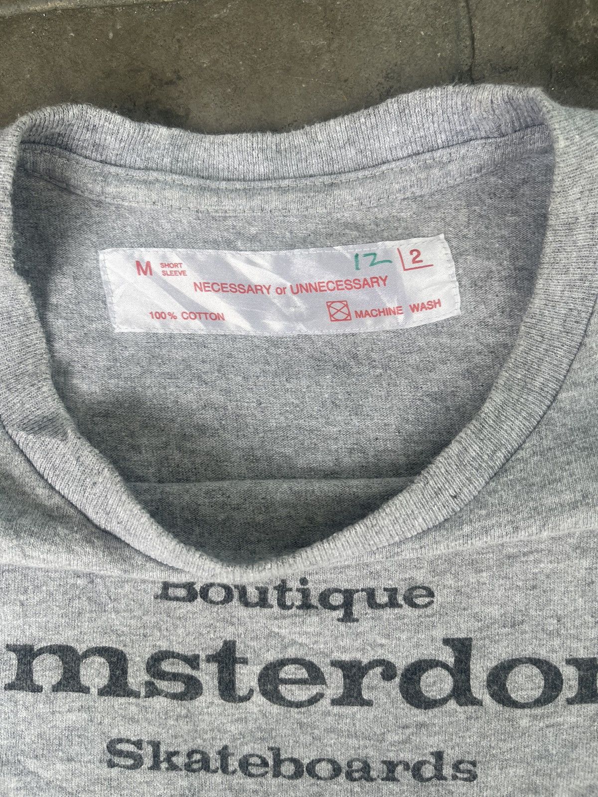 Japanese Brand JAPAN MADE Necessary Or Unnecessary Boutique Amsterdom Skate Size US M / EU 48-50 / 2 - 4 Thumbnail