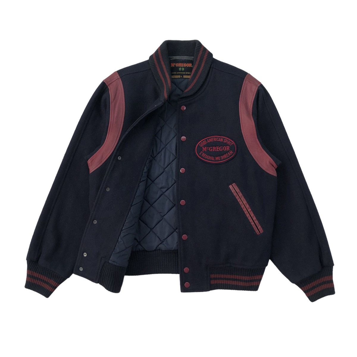 McGregor Vintage McGregor Wool Leather Varsity Jacket Size US L / EU 52-54 / 3 - 4 Thumbnail