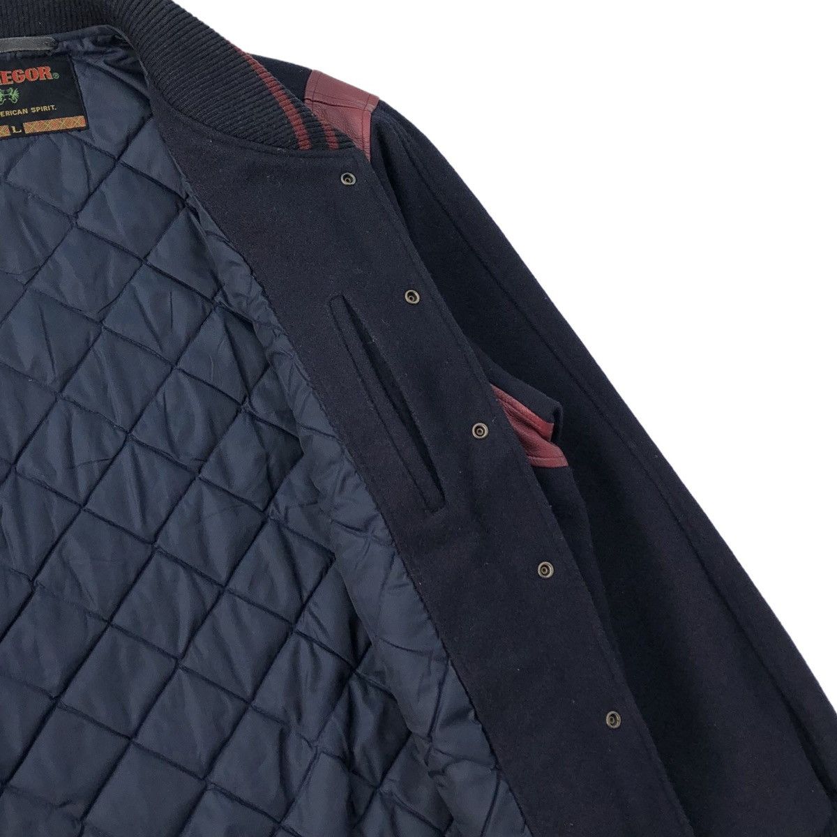 McGregor Vintage McGregor Wool Leather Varsity Jacket Size US L / EU 52-54 / 3 - 13 Thumbnail
