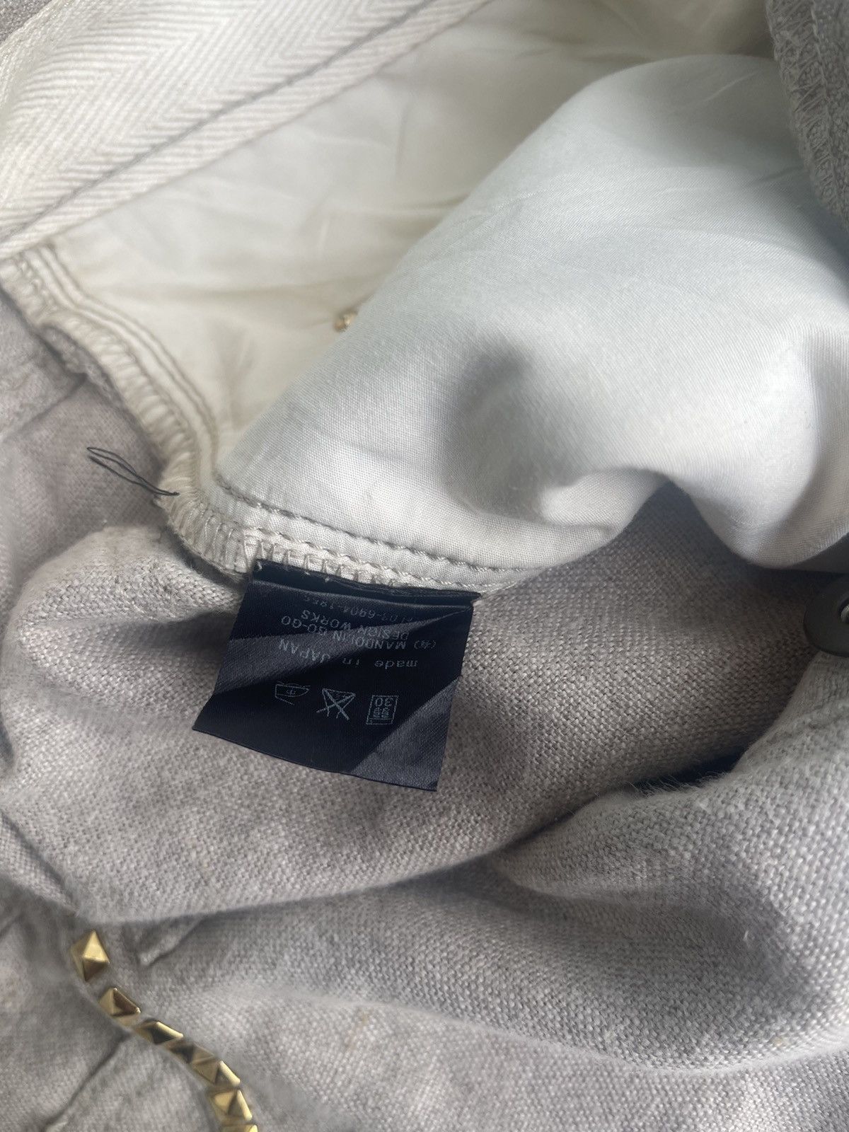 Le Grande Bleu (L.G.B.) JAPAN MADE Drestrip Neo Standard Nature Chemistry Linen Pant Size US 30 / EU 46 - 6 Thumbnail