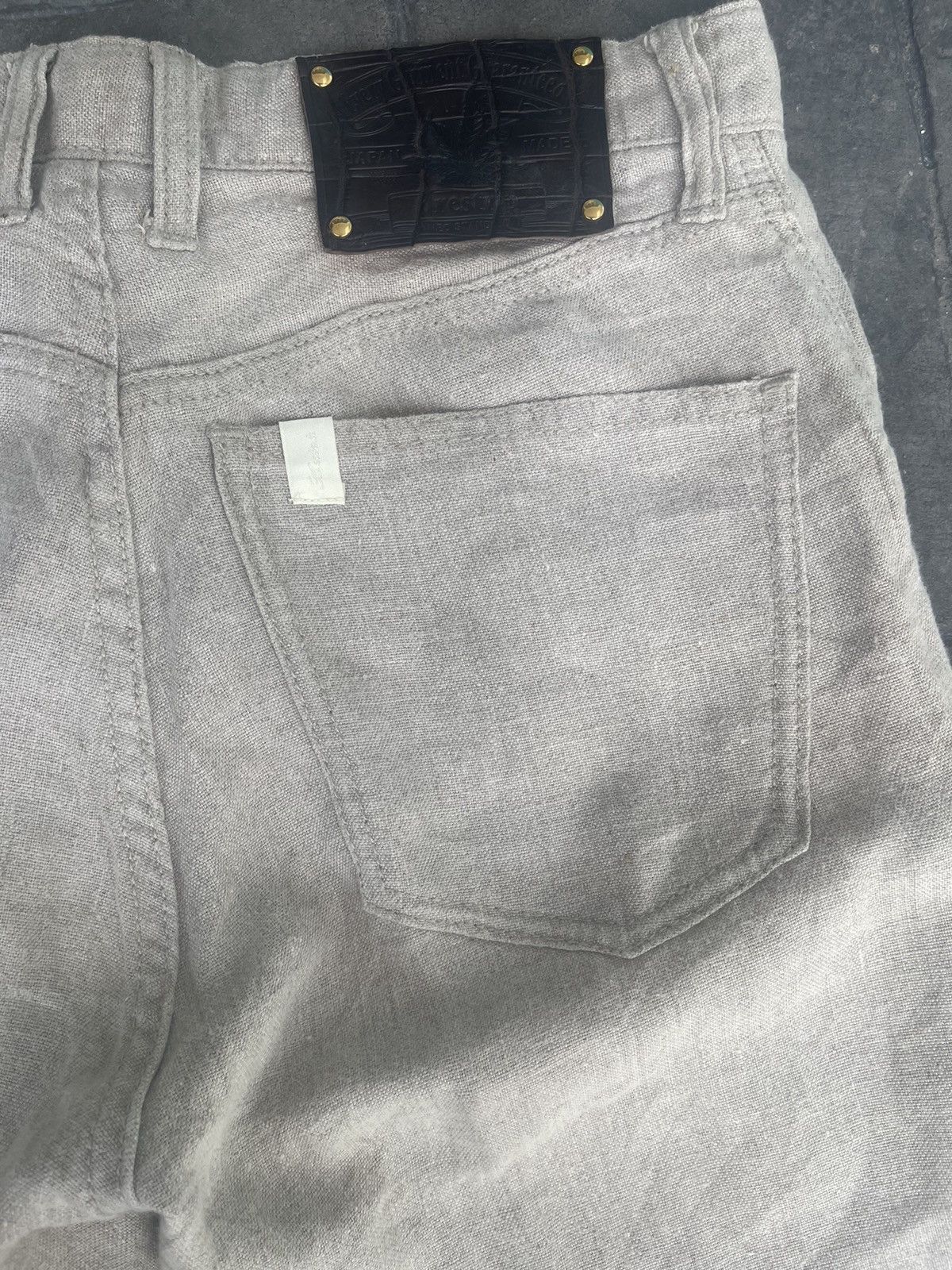 Le Grande Bleu (L.G.B.) JAPAN MADE Drestrip Neo Standard Nature Chemistry Linen Pant Size US 30 / EU 46 - 11 Thumbnail
