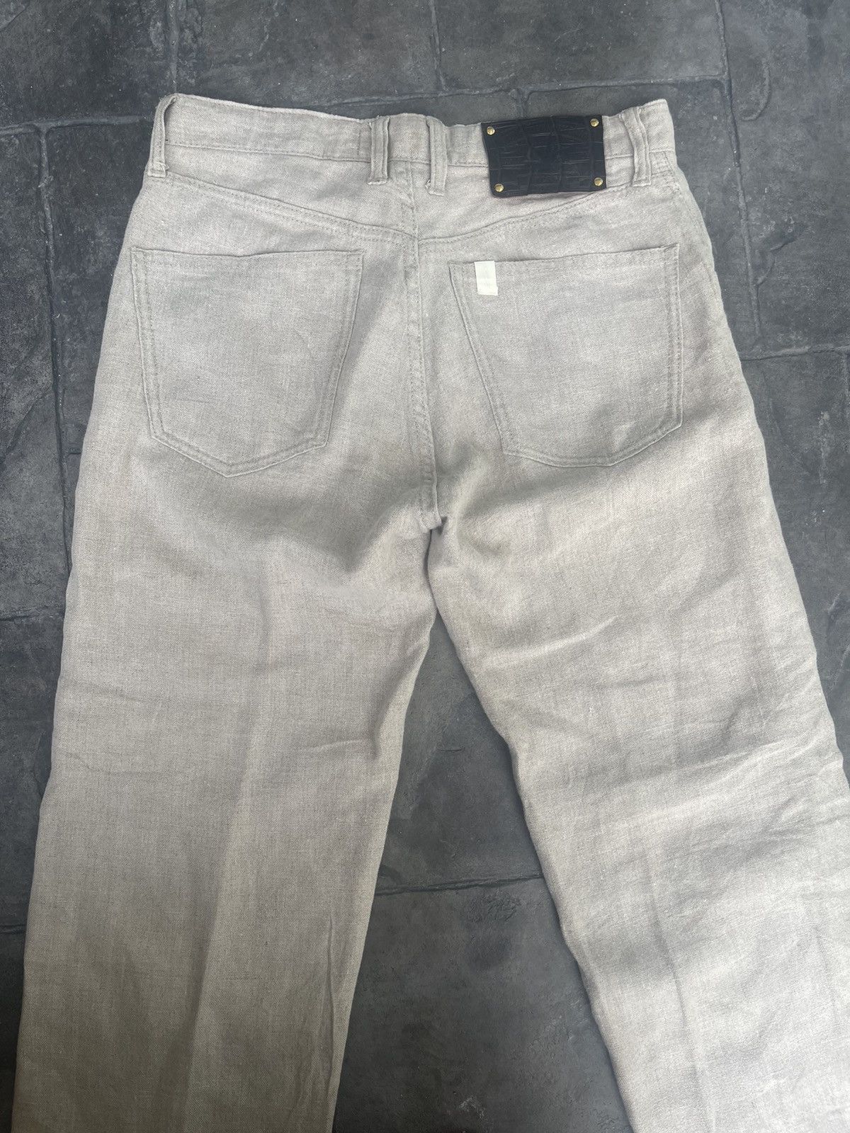 Le Grande Bleu (L.G.B.) JAPAN MADE Drestrip Neo Standard Nature Chemistry Linen Pant Size US 30 / EU 46 - 9 Thumbnail