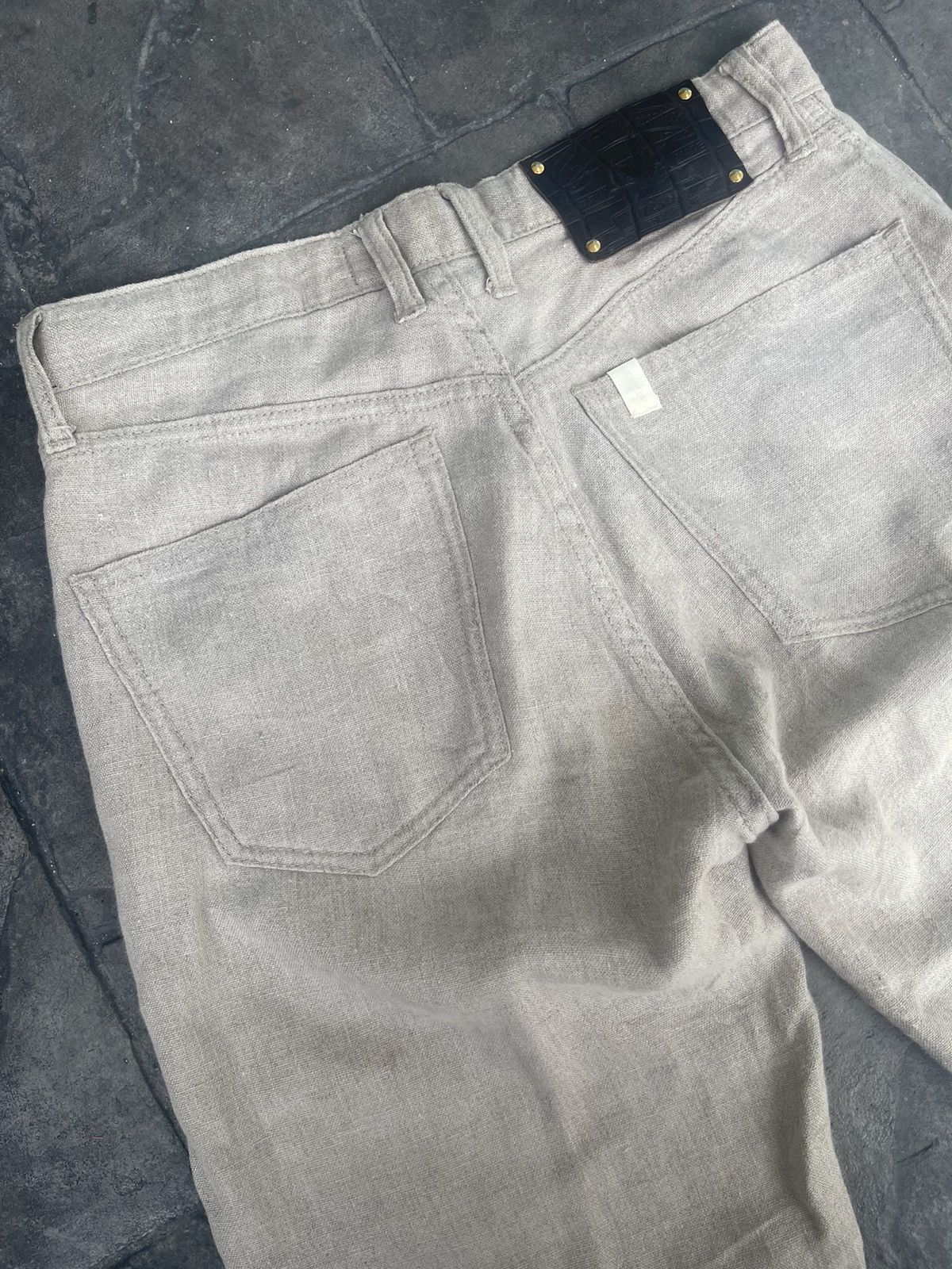 Le Grande Bleu (L.G.B.) JAPAN MADE Drestrip Neo Standard Nature Chemistry Linen Pant Size US 30 / EU 46 - 10 Thumbnail