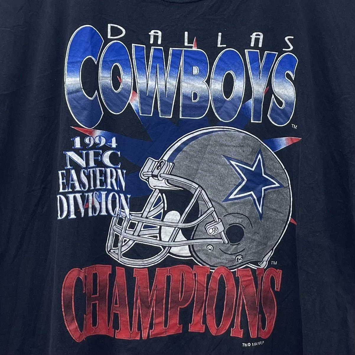 MLB × NFL × Vintage Vintage Dallas Cowboys Nfc Eastern Division Champion Tee Size US XL / EU 56 / 4 - 2 Thumbnail