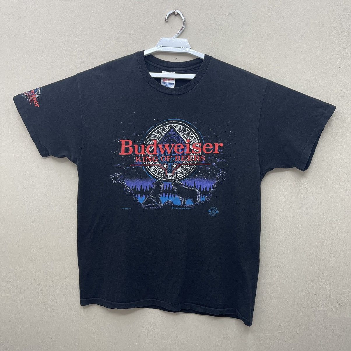 Vintage 90s Budweiser King Of Beers Promo T-Shirt