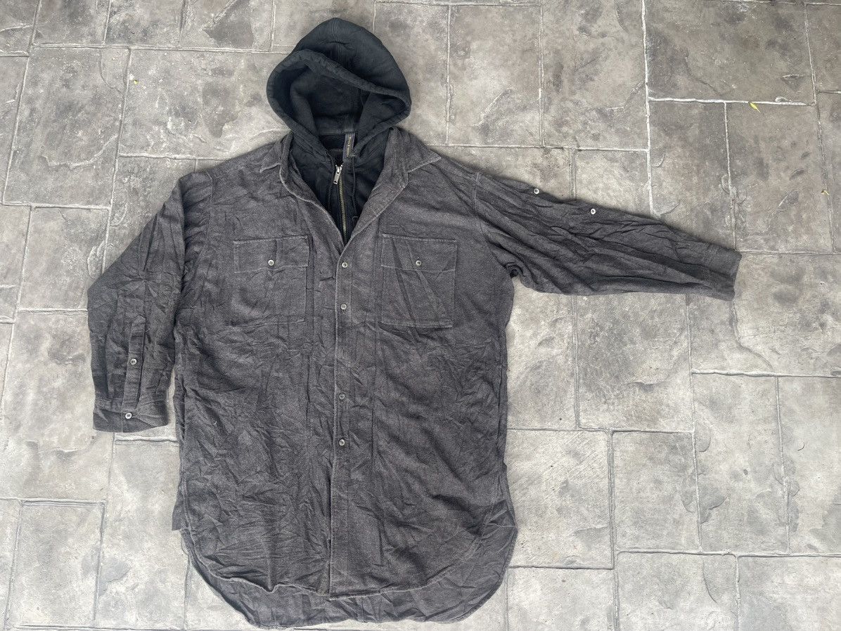 Maison MIHARA YASUHIRO JAPAN MADE Miharayasuhiro Button Up Double Pocket Hoodie Size US L / EU 52-54 / 3 - 1 Thumbnail