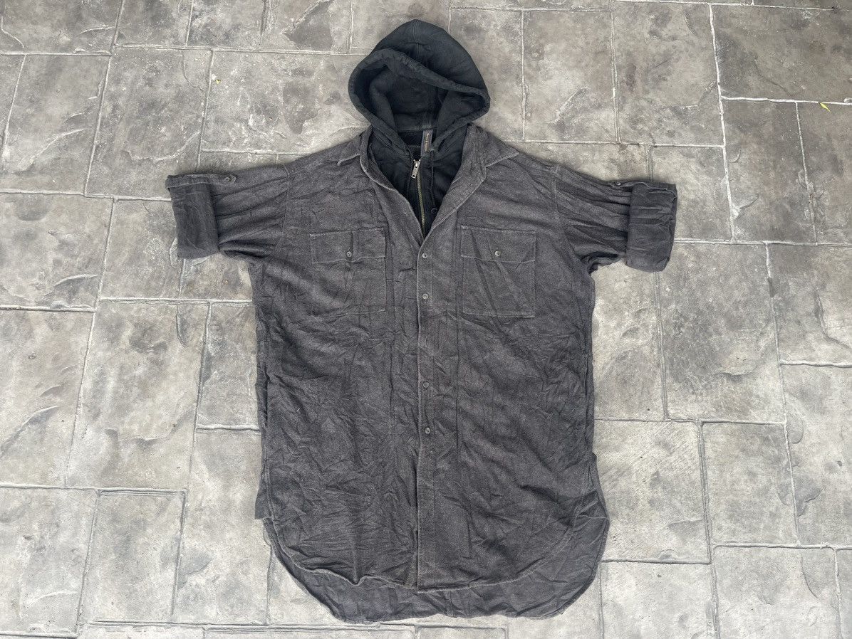 Maison MIHARA YASUHIRO JAPAN MADE Miharayasuhiro Button Up Double Pocket Hoodie Size US L / EU 52-54 / 3 - 4 Thumbnail