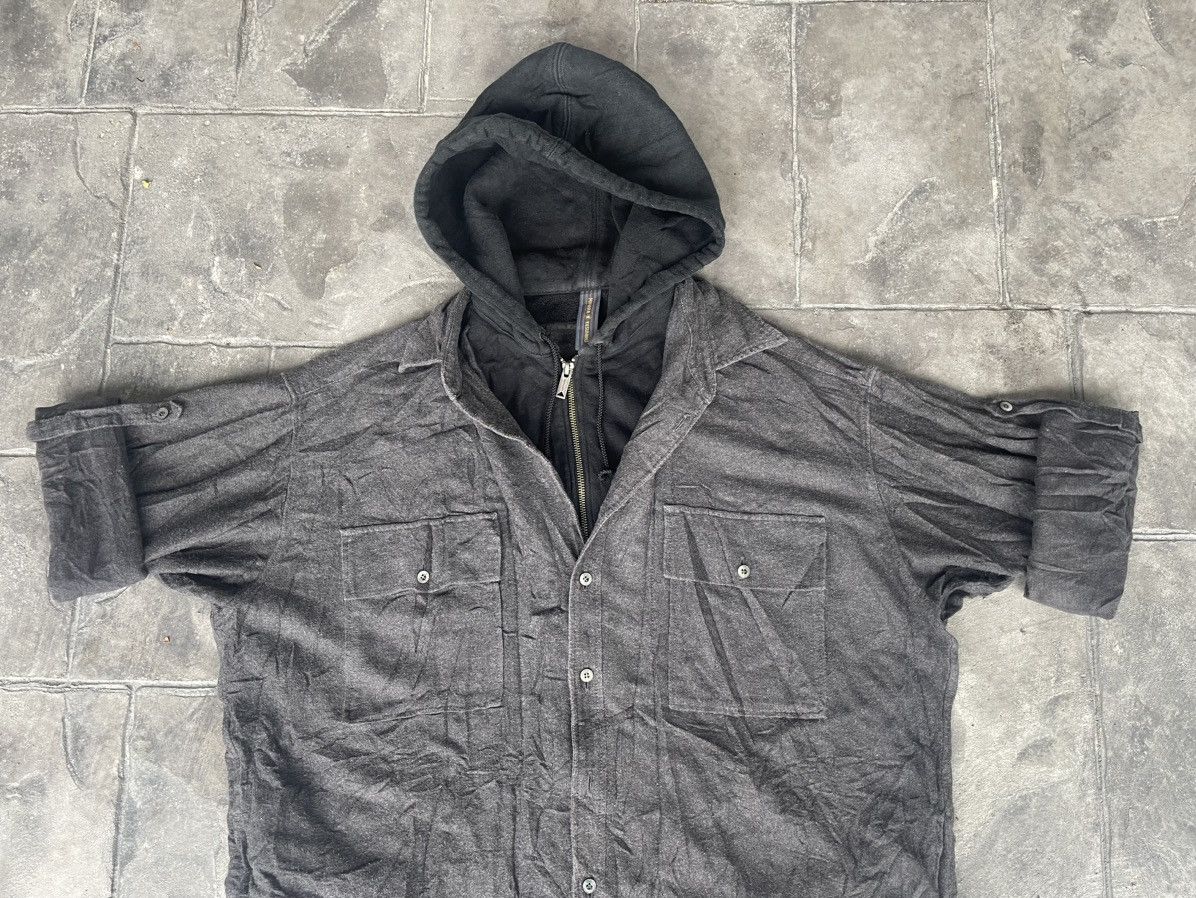 Maison MIHARA YASUHIRO JAPAN MADE Miharayasuhiro Button Up Double Pocket Hoodie Size US L / EU 52-54 / 3 - 5 Thumbnail