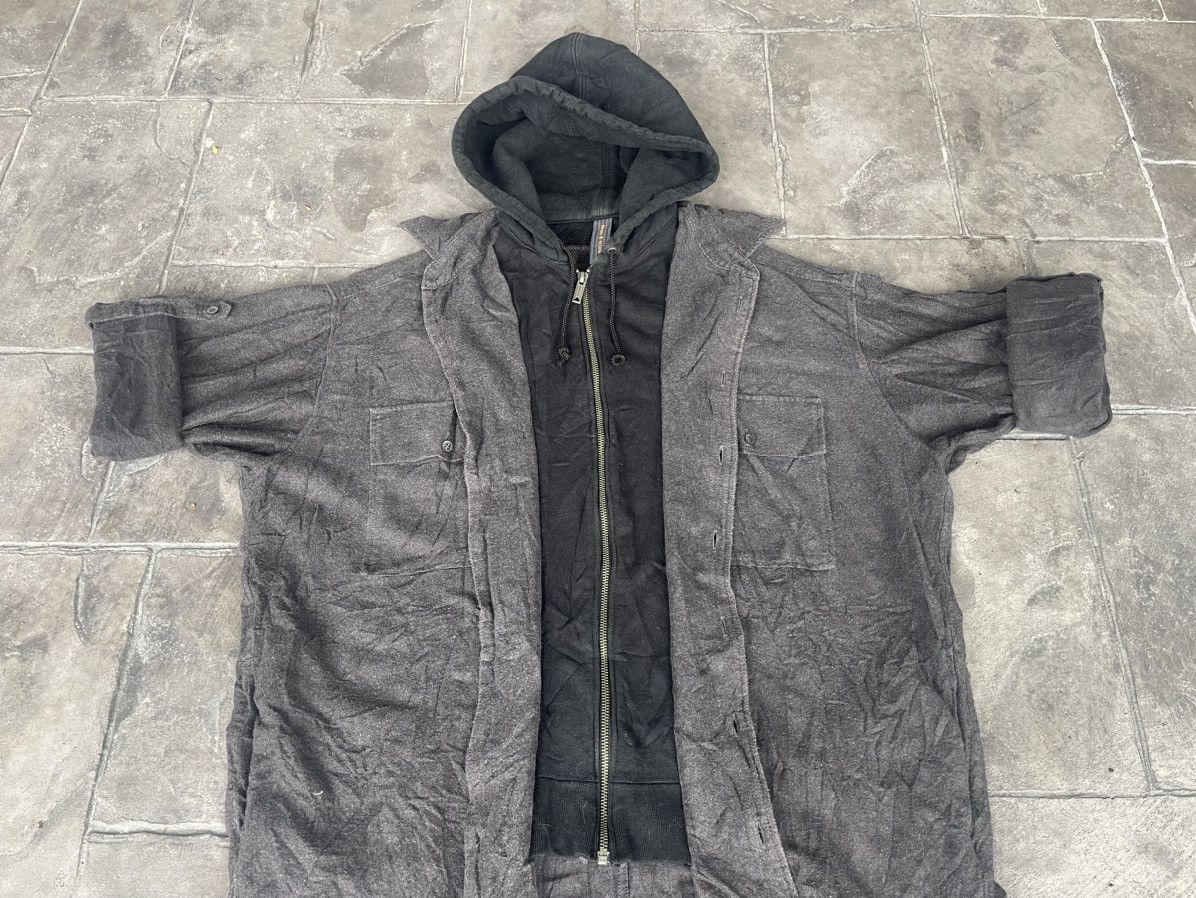 Maison MIHARA YASUHIRO JAPAN MADE Miharayasuhiro Button Up Double Pocket Hoodie Size US L / EU 52-54 / 3 - 8 Thumbnail