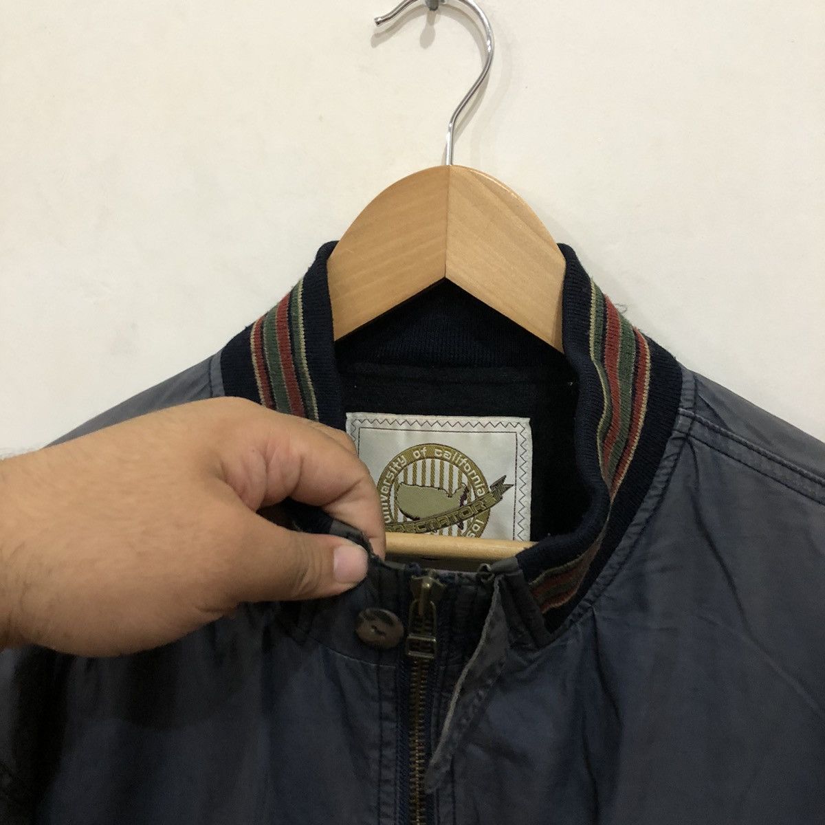 Japanese Brand × Vintage Vintage Bomber Jacket University California Los Angeles Size US M / EU 48-50 / 2 - 12 Thumbnail