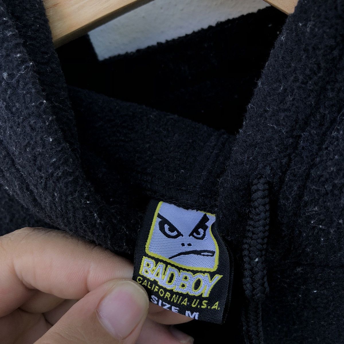 Japanese Brand BADBOY HOODIE EMBROIDERED BIG LOGO RARE DESIGN Size US M / EU 48-50 / 2 - 5 Thumbnail