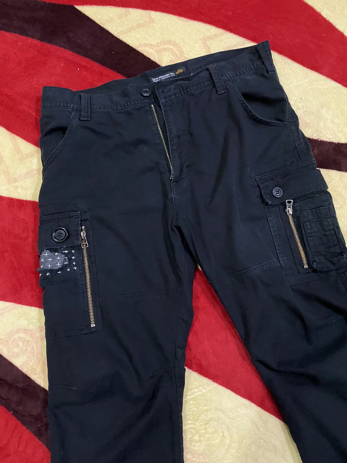 Avirex 🔥 Rare 🔥 Vintage Distressed Avirex Multiple Zipper Pant Size US 34 / EU 50 - 6 Thumbnail