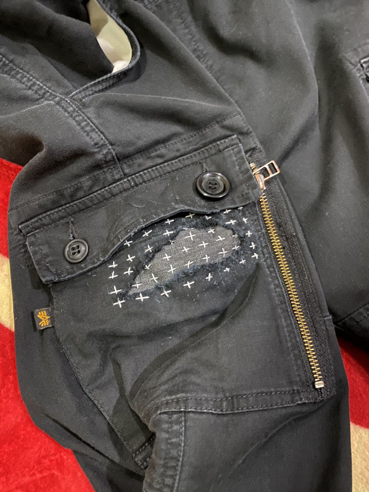 Avirex 🔥 Rare 🔥 Vintage Distressed Avirex Multiple Zipper Pant Size US 34 / EU 50 - 8 Thumbnail