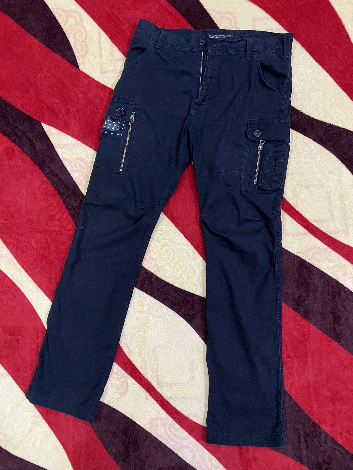 Avirex 🔥 Rare 🔥 Vintage Distressed Avirex Multiple Zipper Pant Size US 34 / EU 50 - 5 Thumbnail