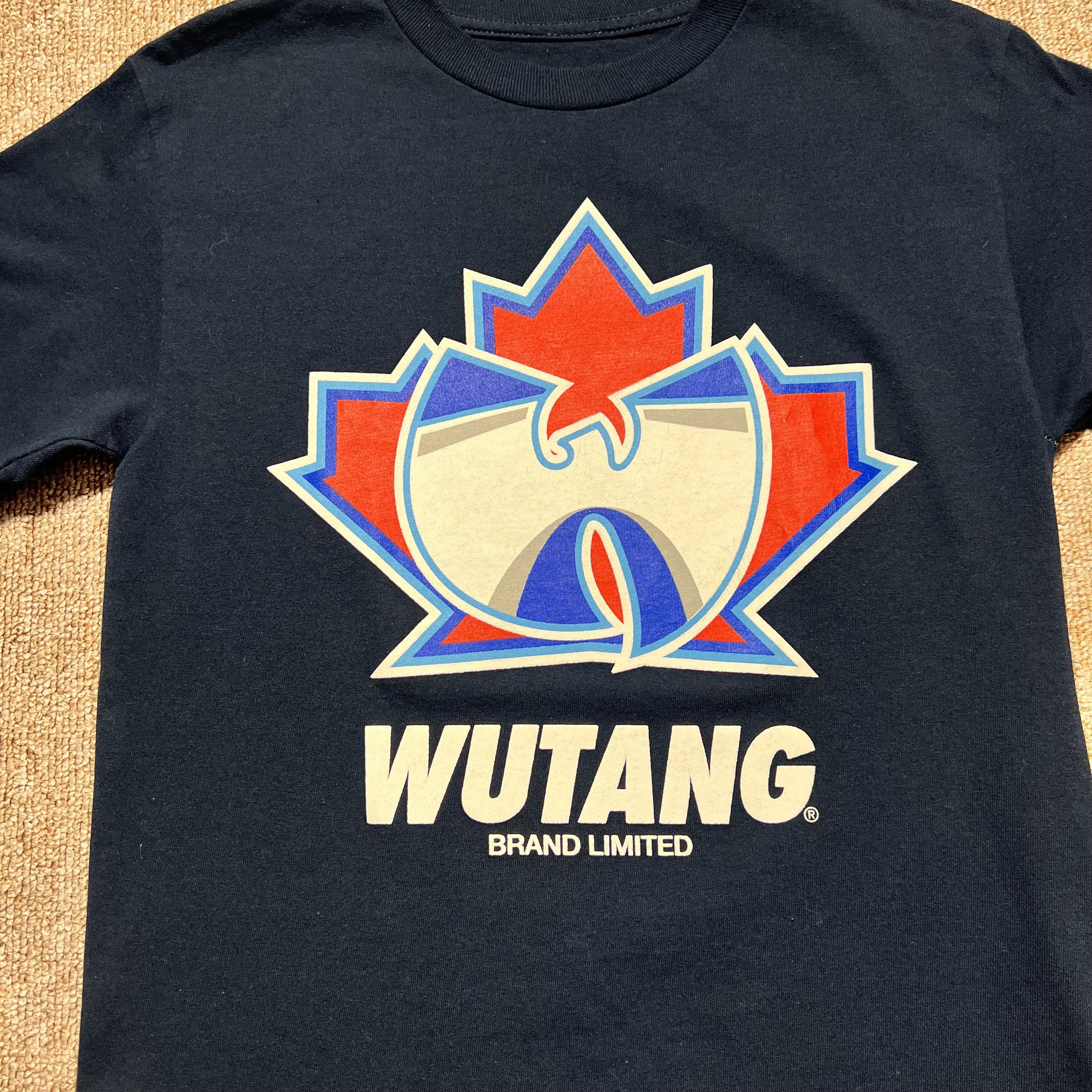 Wu-Tang Clan Wu Tang Brand Limited Maple Leaf Blue Jays Logo Navy T Shirt Size US S / EU 44-46 / 1 - 4 Thumbnail