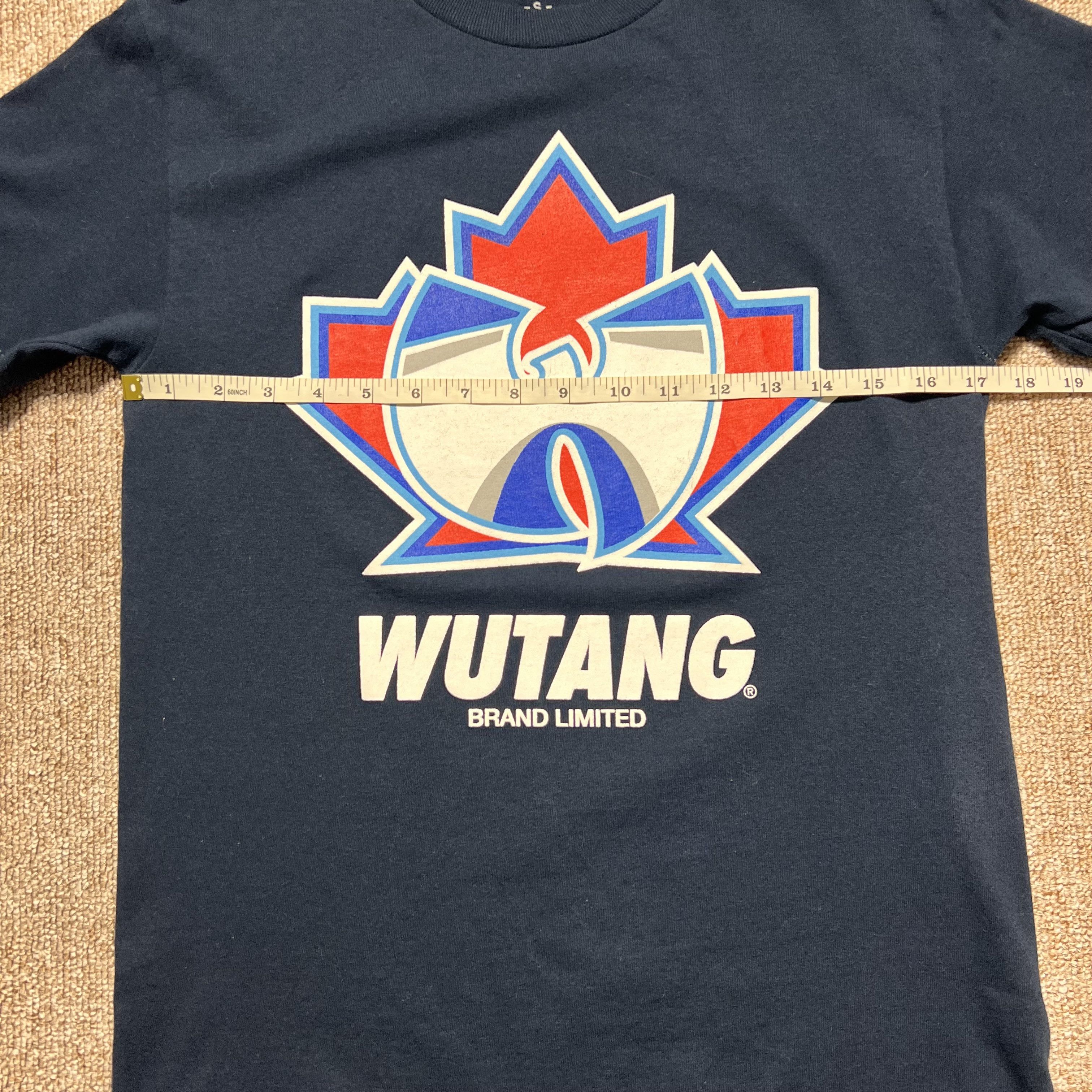 Wu-Tang Clan Wu Tang Brand Limited Maple Leaf Blue Jays Logo Navy T Shirt Size US S / EU 44-46 / 1 - 6 Thumbnail