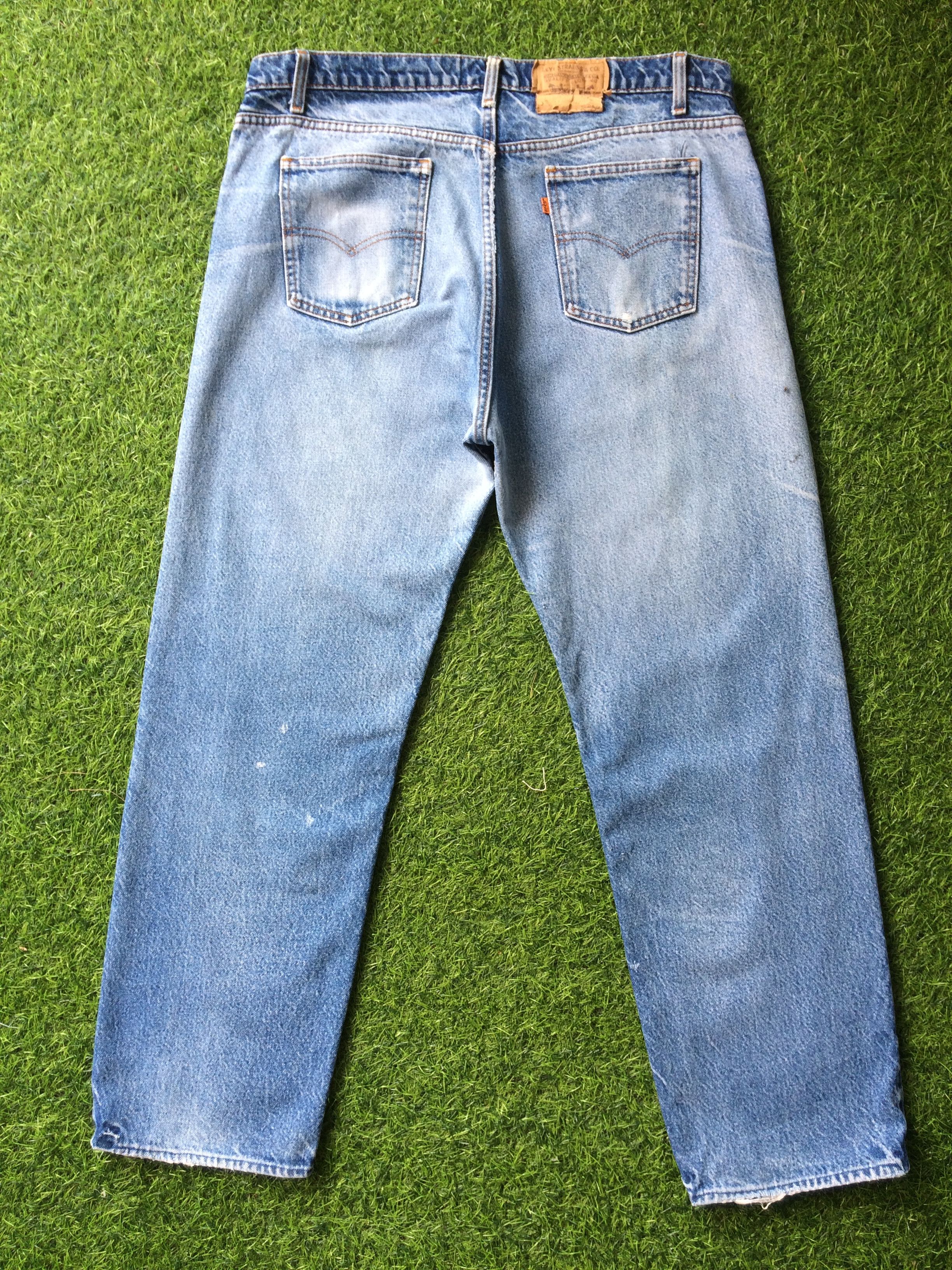 Levi's × Vintage Levis 505 Orange Tab Jeans #B-662 Size US 39 - 2 Thumbnail