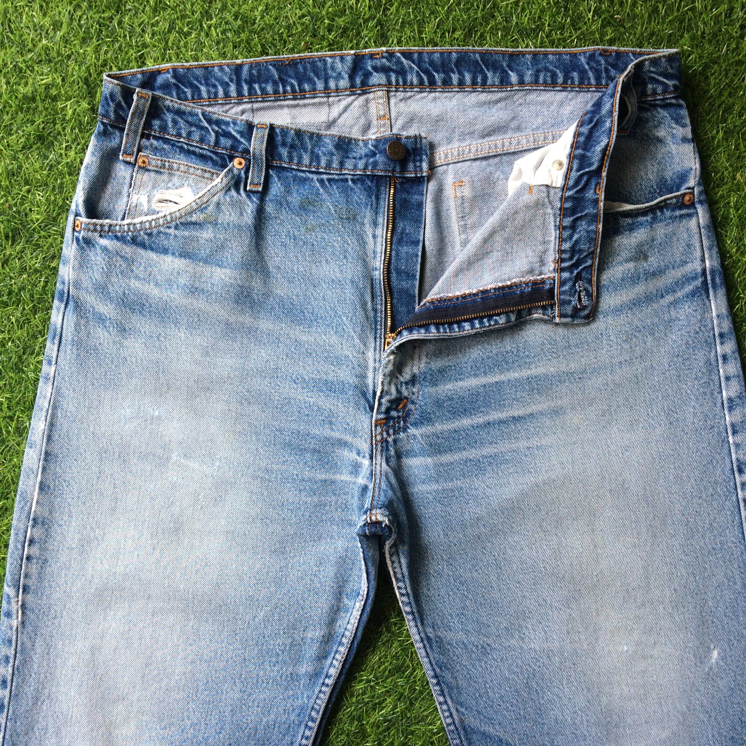 Levi's × Vintage Levis 505 Orange Tab Jeans #B-662 Size US 39 - 3 Thumbnail