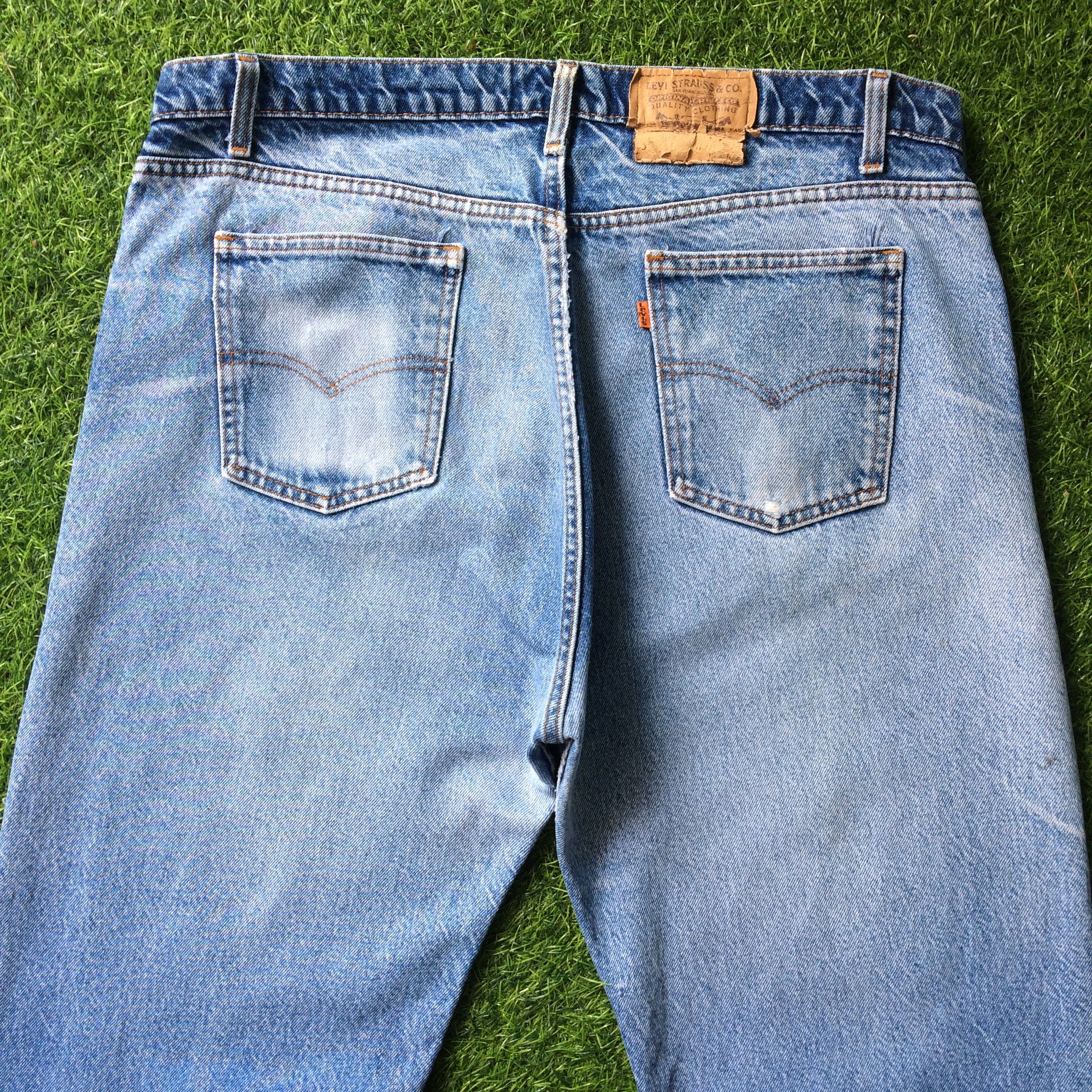 Levi's × Vintage Levis 505 Orange Tab Jeans #B-662 Size US 39 - 4 Thumbnail