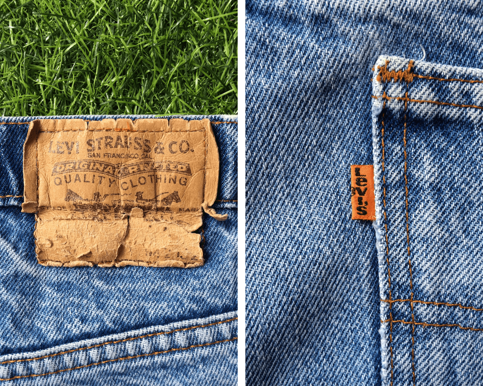 Levi's × Vintage Levis 505 Orange Tab Jeans #B-662 Size US 39 - 8 Thumbnail