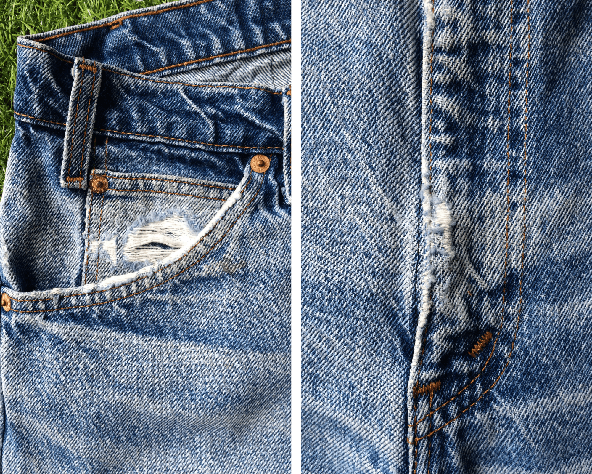 Levi's × Vintage Levis 505 Orange Tab Jeans #B-662 Size US 39 - 10 Thumbnail