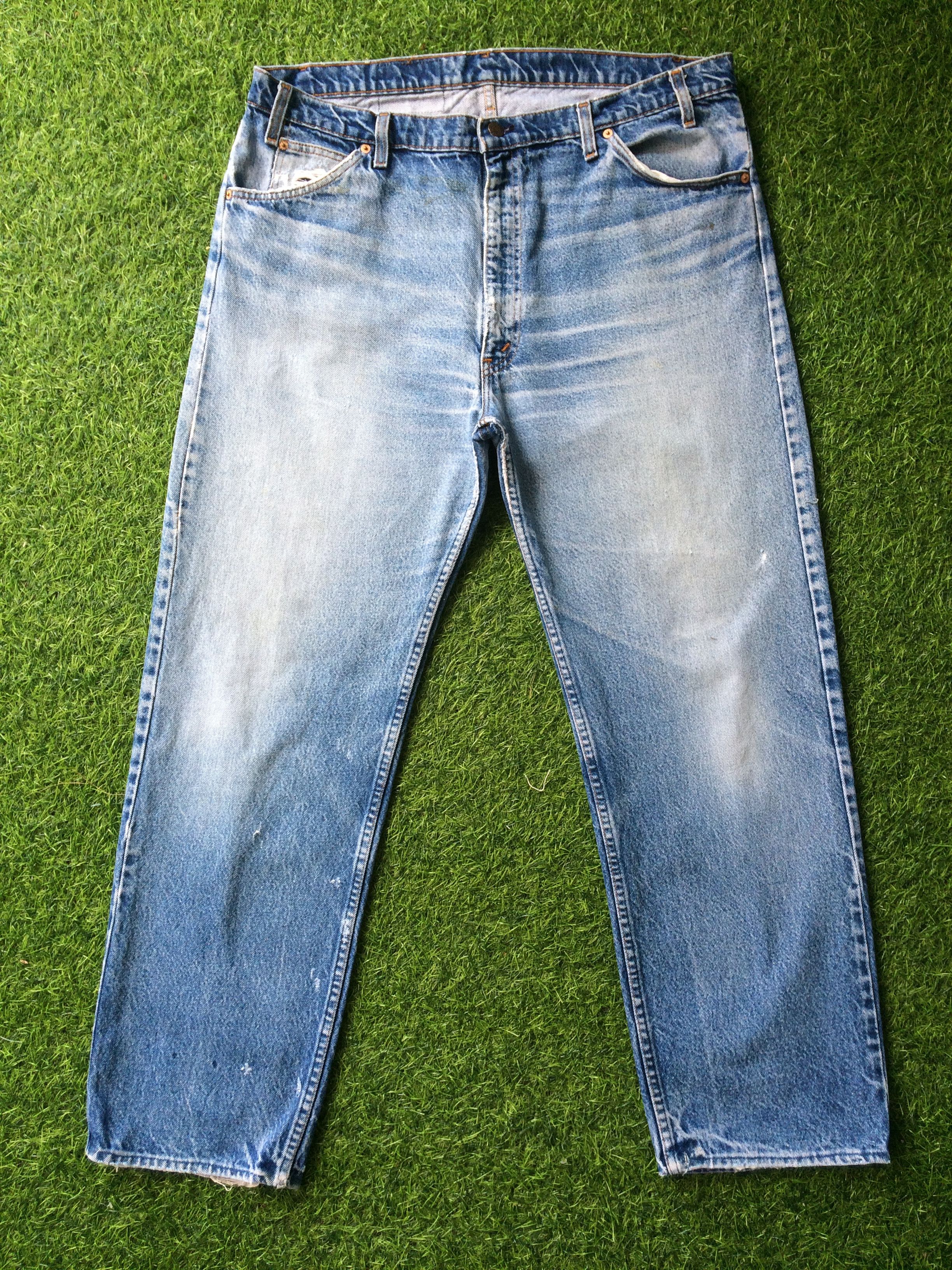 Levi's × Vintage Levis 505 Orange Tab Jeans #B-662 Size US 39 - 1 Thumbnail