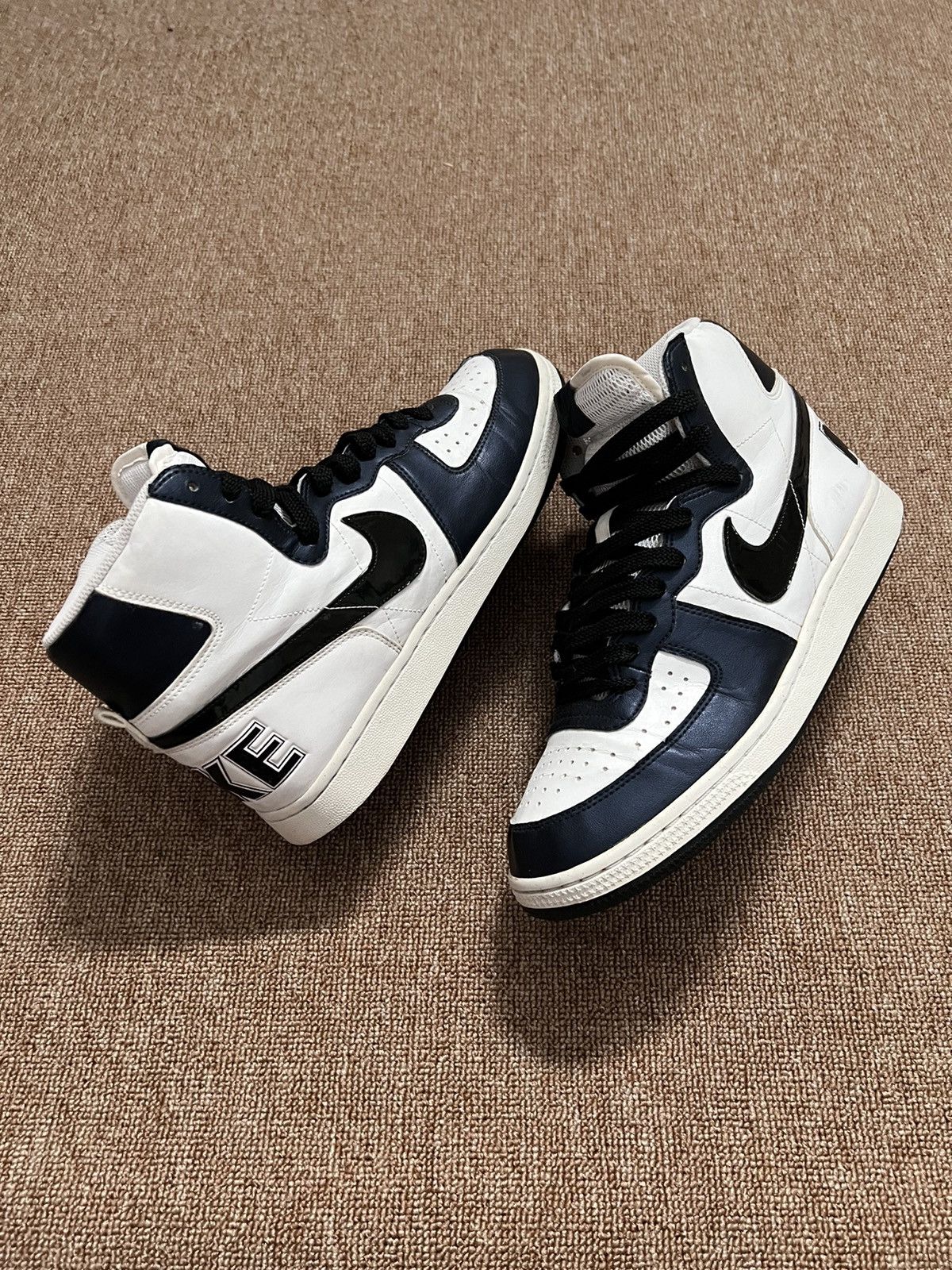 Nike × Vintage Nike Terminator High Basic Obsidian Navy White Black Size US 9 / EU 42 - 1 Thumbnail