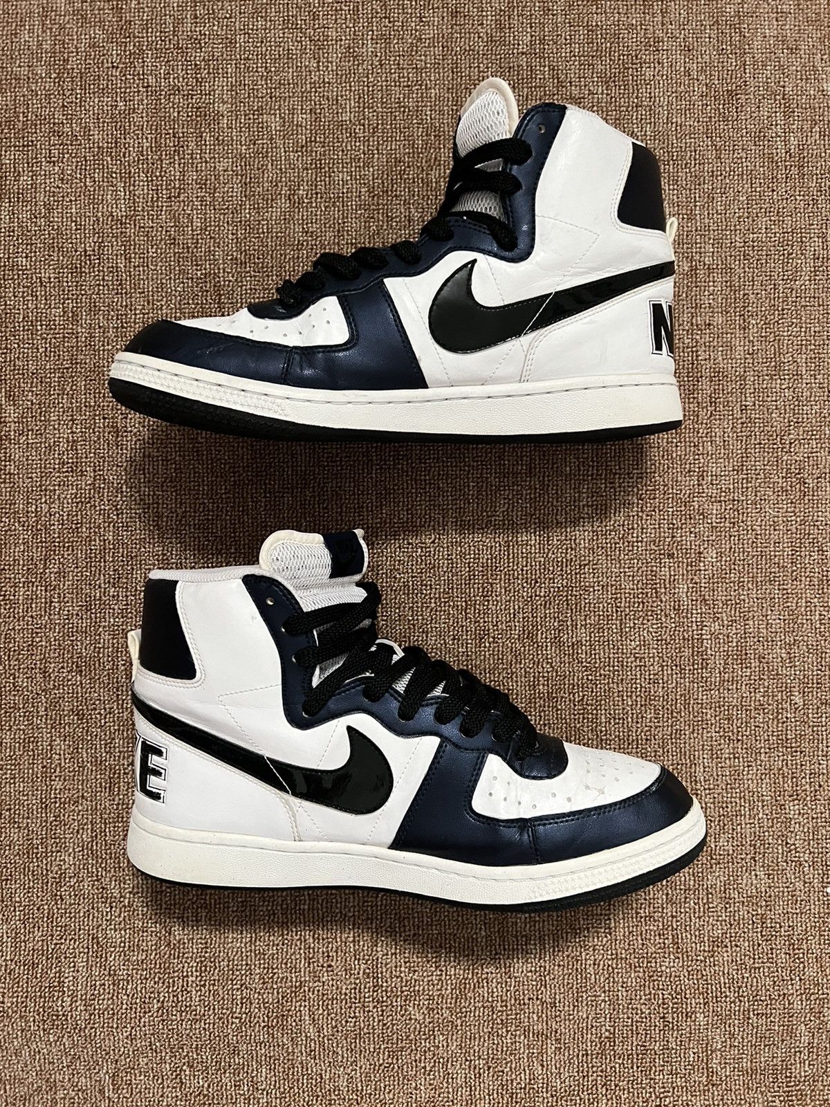 Nike × Vintage Nike Terminator High Basic Obsidian Navy White Black Size US 9 / EU 42 - 3 Thumbnail