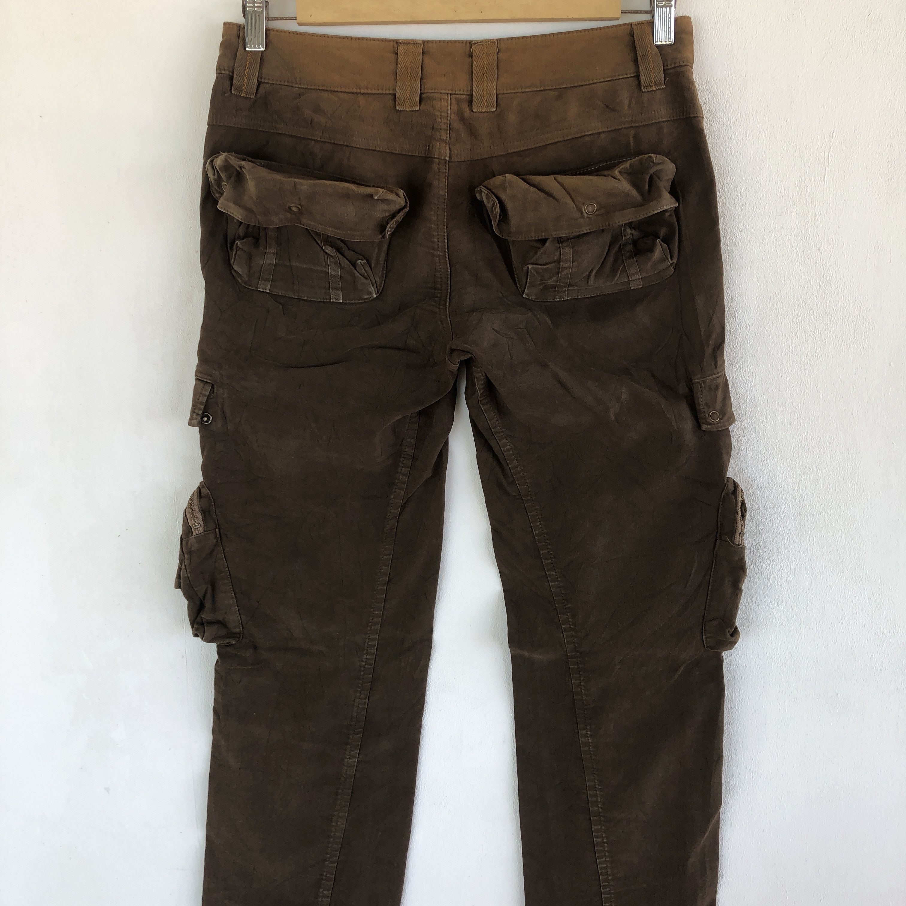 If Six Was Nine × Japanese Brand × Vintage Vintage Japanese Cargo Pants Multi Pocket Tactical Trousers Size 28" / US 6 / IT 42 - 4 Thumbnail
