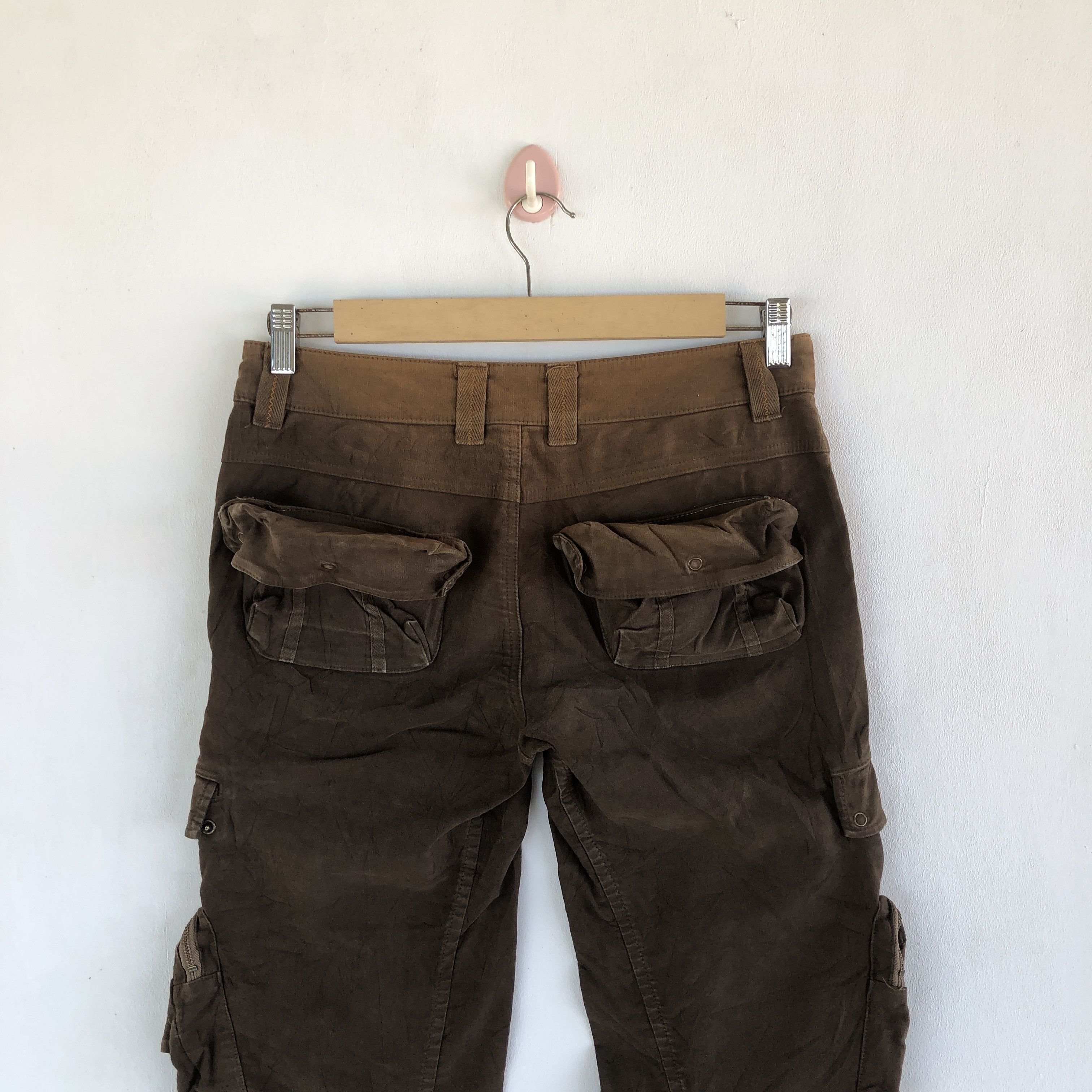 If Six Was Nine × Japanese Brand × Vintage Vintage Japanese Cargo Pants Multi Pocket Tactical Trousers Size 28" / US 6 / IT 42 - 6 Thumbnail
