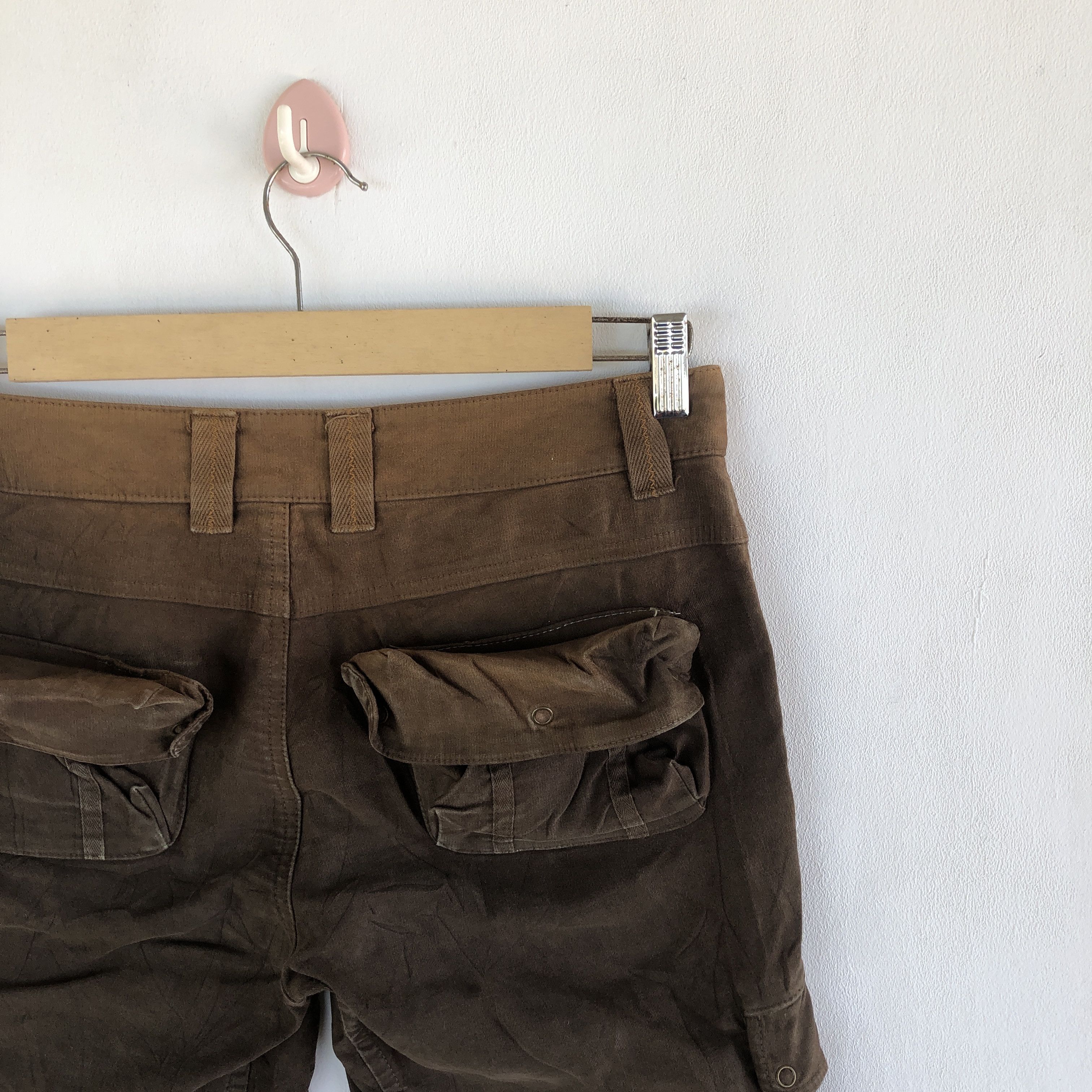 If Six Was Nine × Japanese Brand × Vintage Vintage Japanese Cargo Pants Multi Pocket Tactical Trousers Size 28" / US 6 / IT 42 - 8 Thumbnail