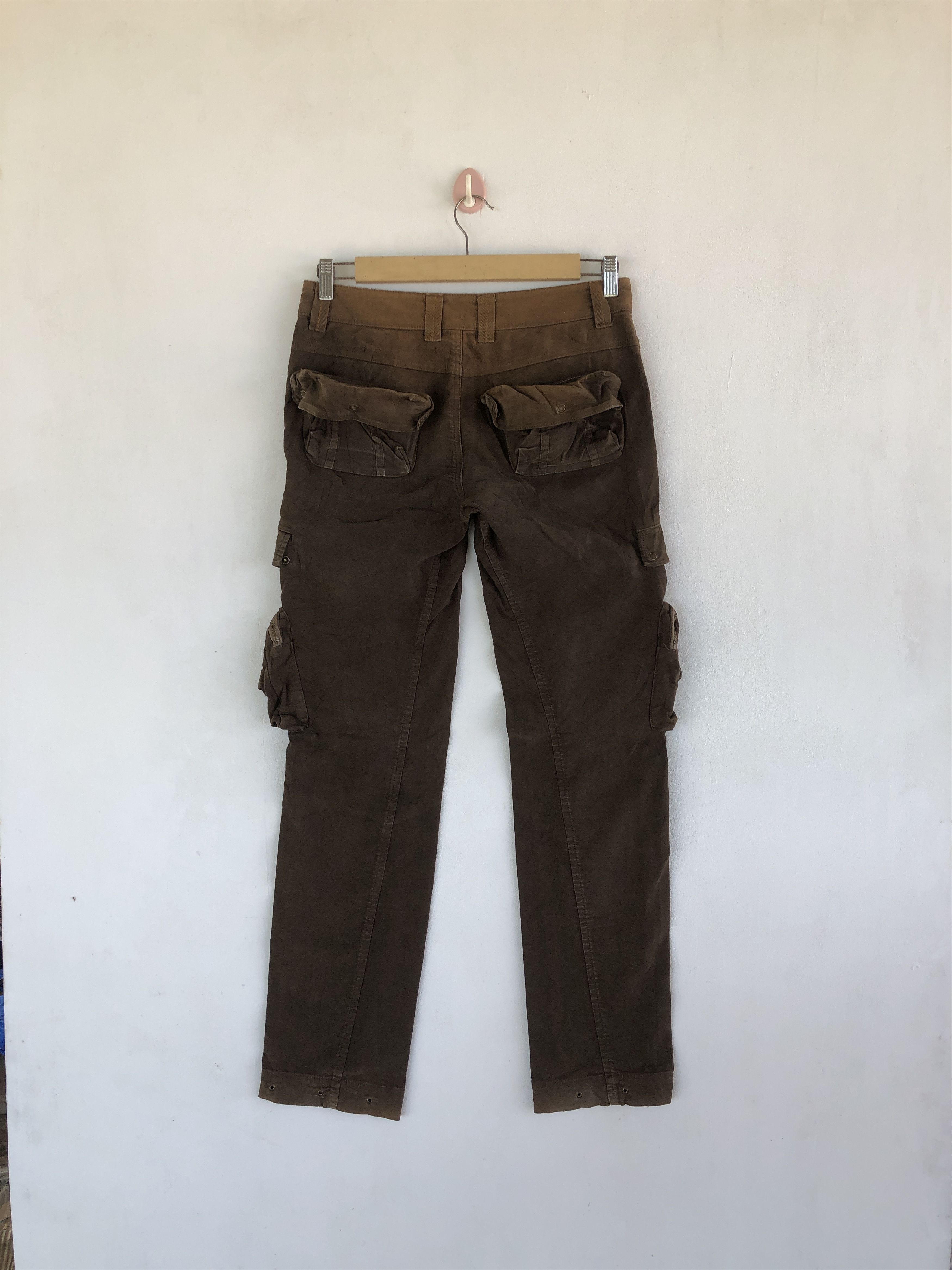 If Six Was Nine × Japanese Brand × Vintage Vintage Japanese Cargo Pants Multi Pocket Tactical Trousers Size 28" / US 6 / IT 42 - 2 Thumbnail