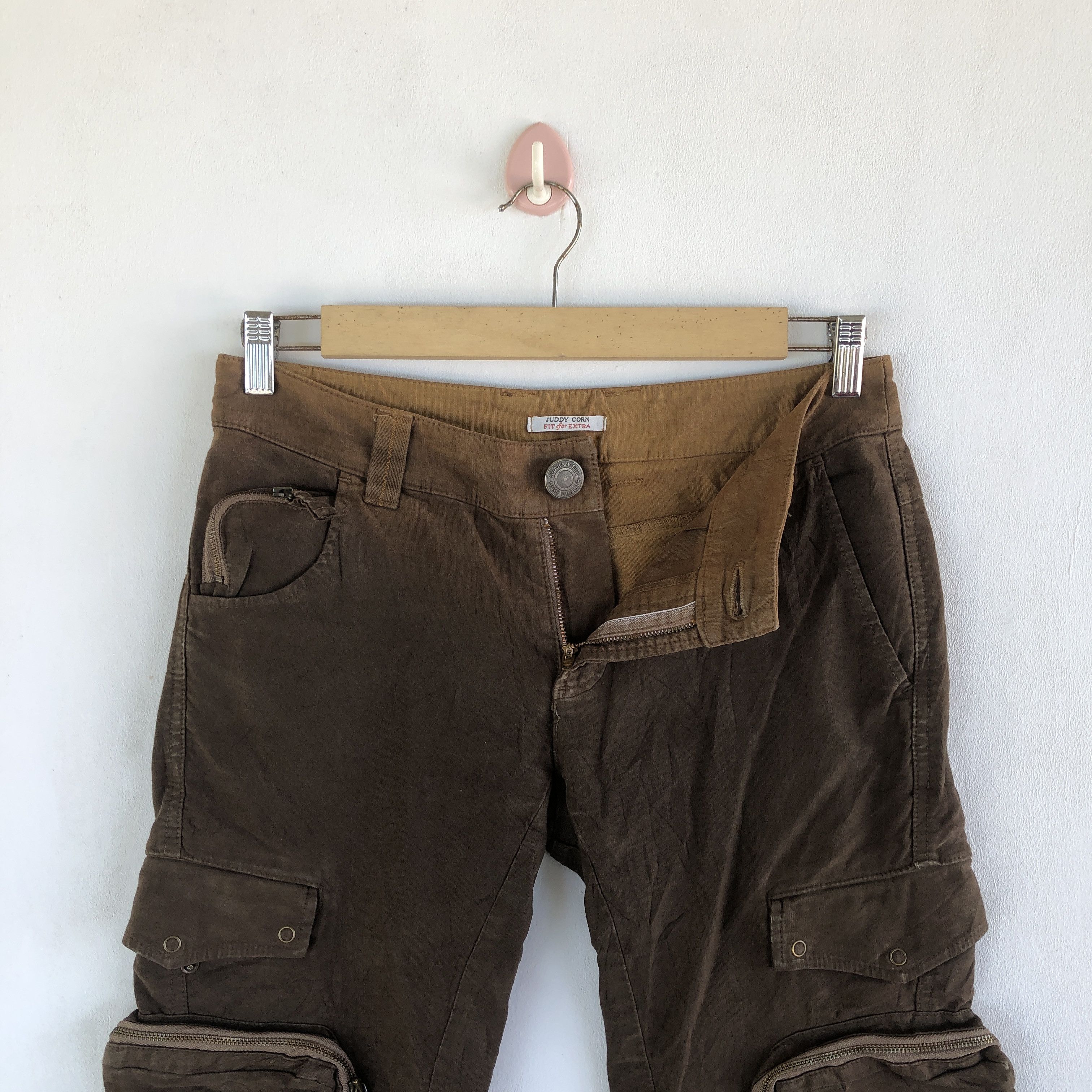 If Six Was Nine × Japanese Brand × Vintage Vintage Japanese Cargo Pants Multi Pocket Tactical Trousers Size 28" / US 6 / IT 42 - 9 Thumbnail