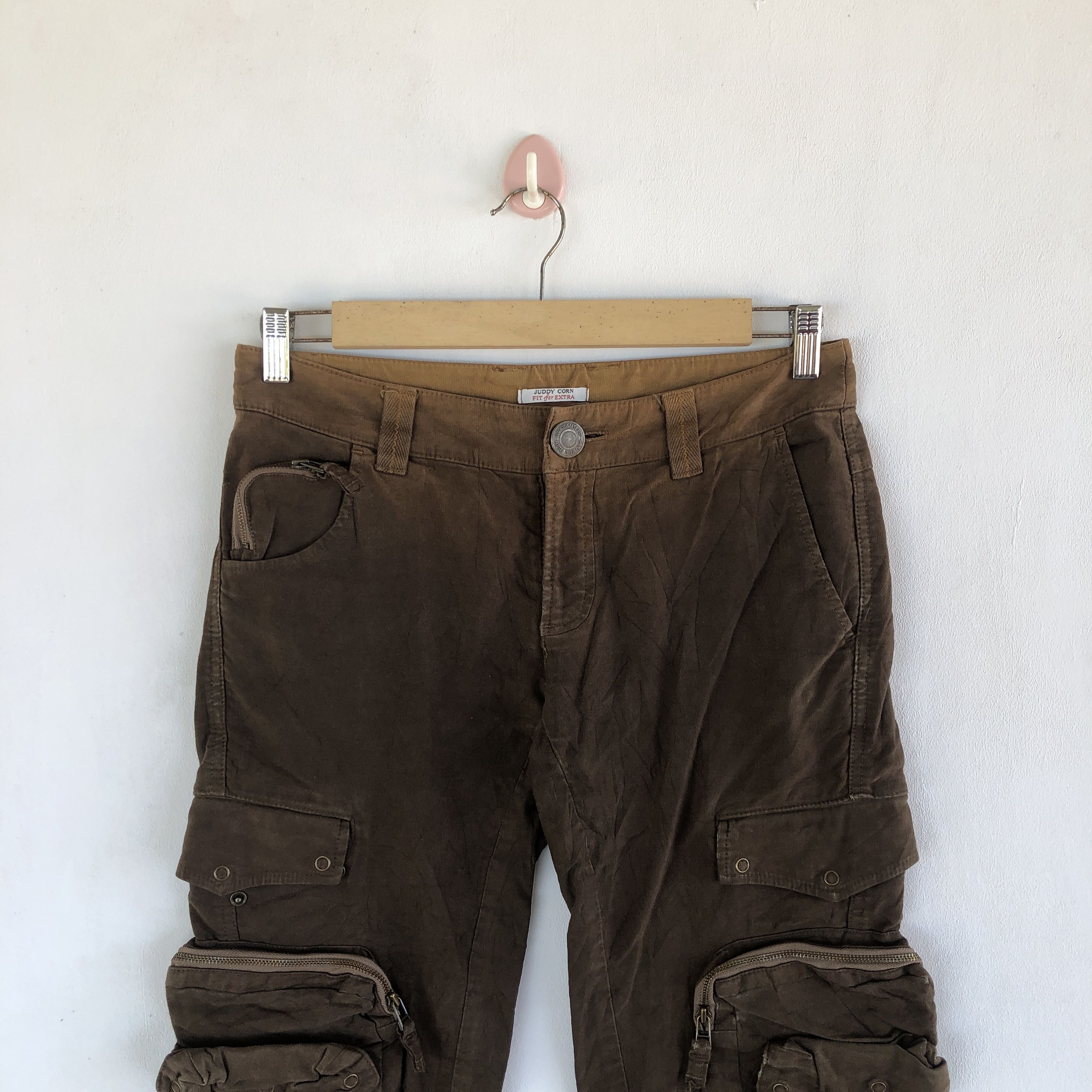 If Six Was Nine × Japanese Brand × Vintage Vintage Japanese Cargo Pants Multi Pocket Tactical Trousers Size 28" / US 6 / IT 42 - 5 Thumbnail
