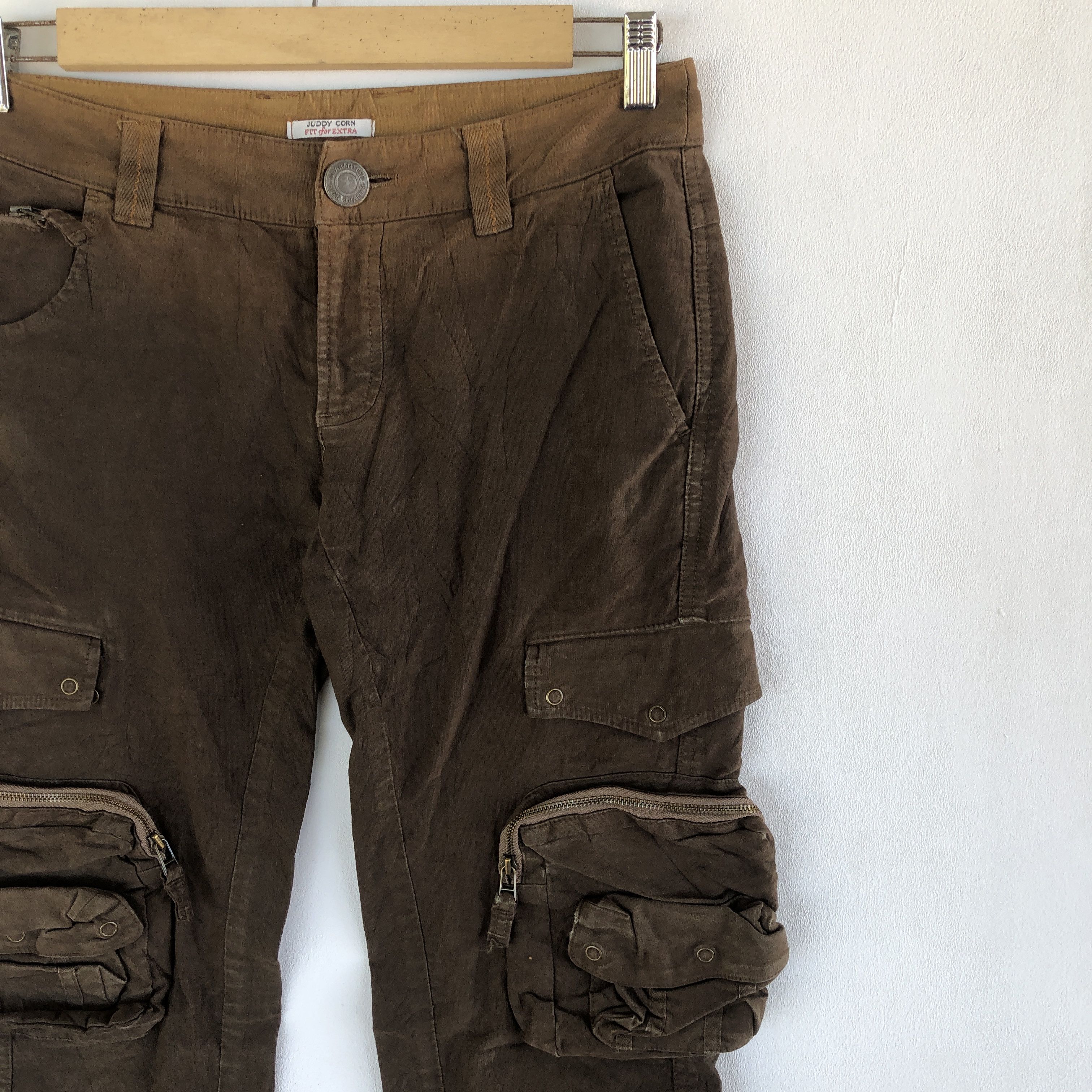 If Six Was Nine × Japanese Brand × Vintage Vintage Japanese Cargo Pants Multi Pocket Tactical Trousers Size 28" / US 6 / IT 42 - 7 Thumbnail