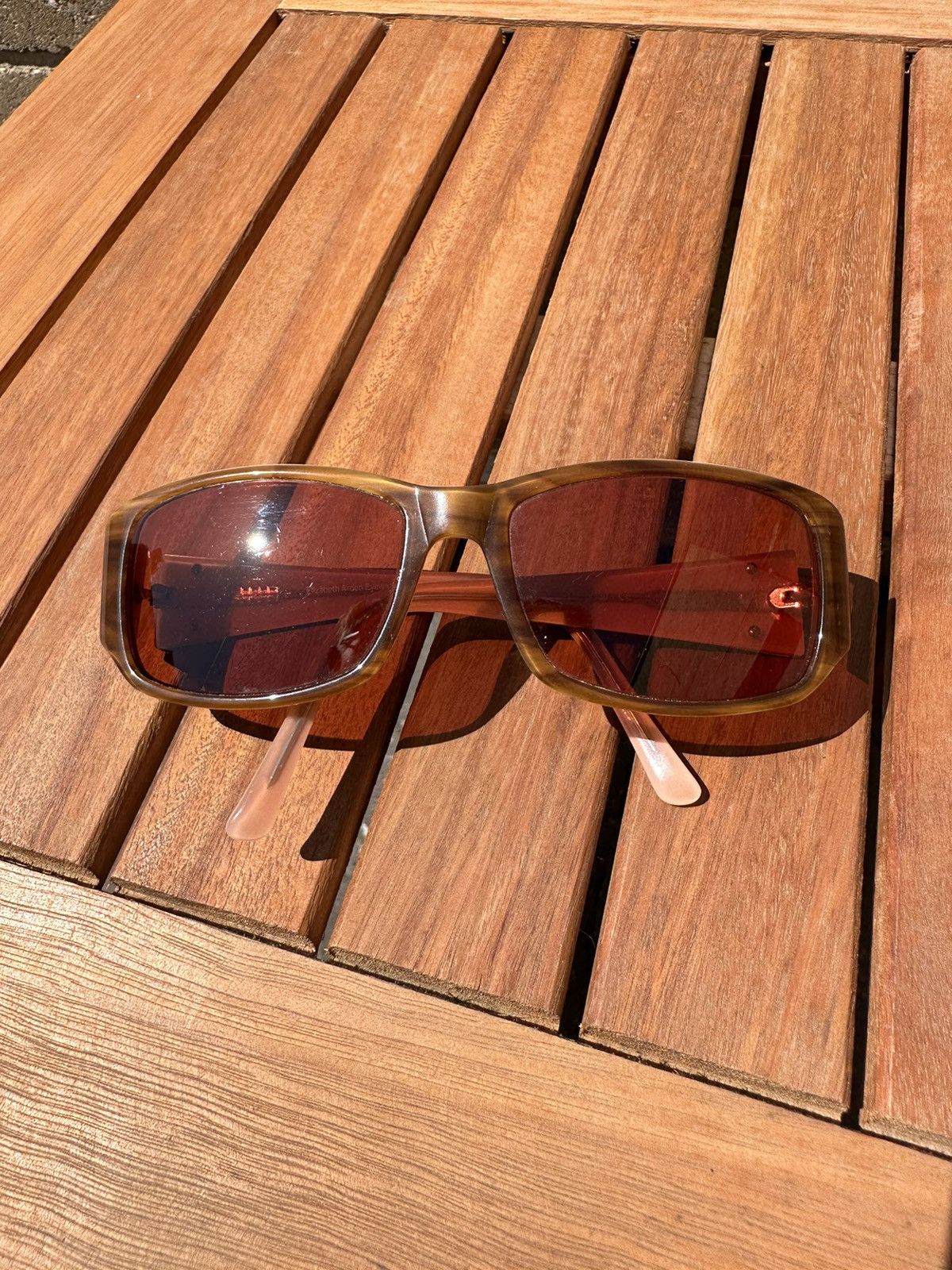 Emporio Armani Vintage Emporio Armani Logo Sunglasses shades marble frame Size ONE SIZE - 3 Thumbnail