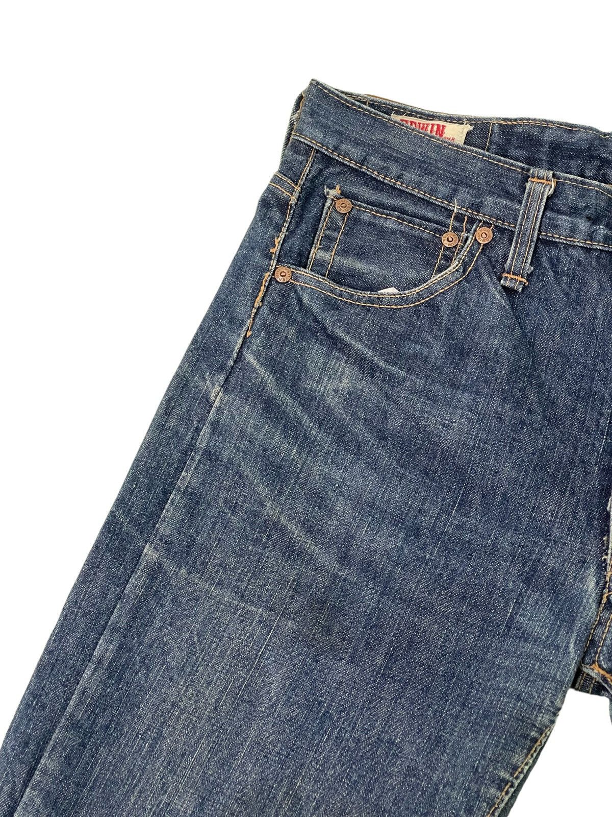 Edwin Flare Jeans Rare 70s Edwin Denim Boot Cut 2🟦1 Size US 30 / EU 46 - 8 Thumbnail