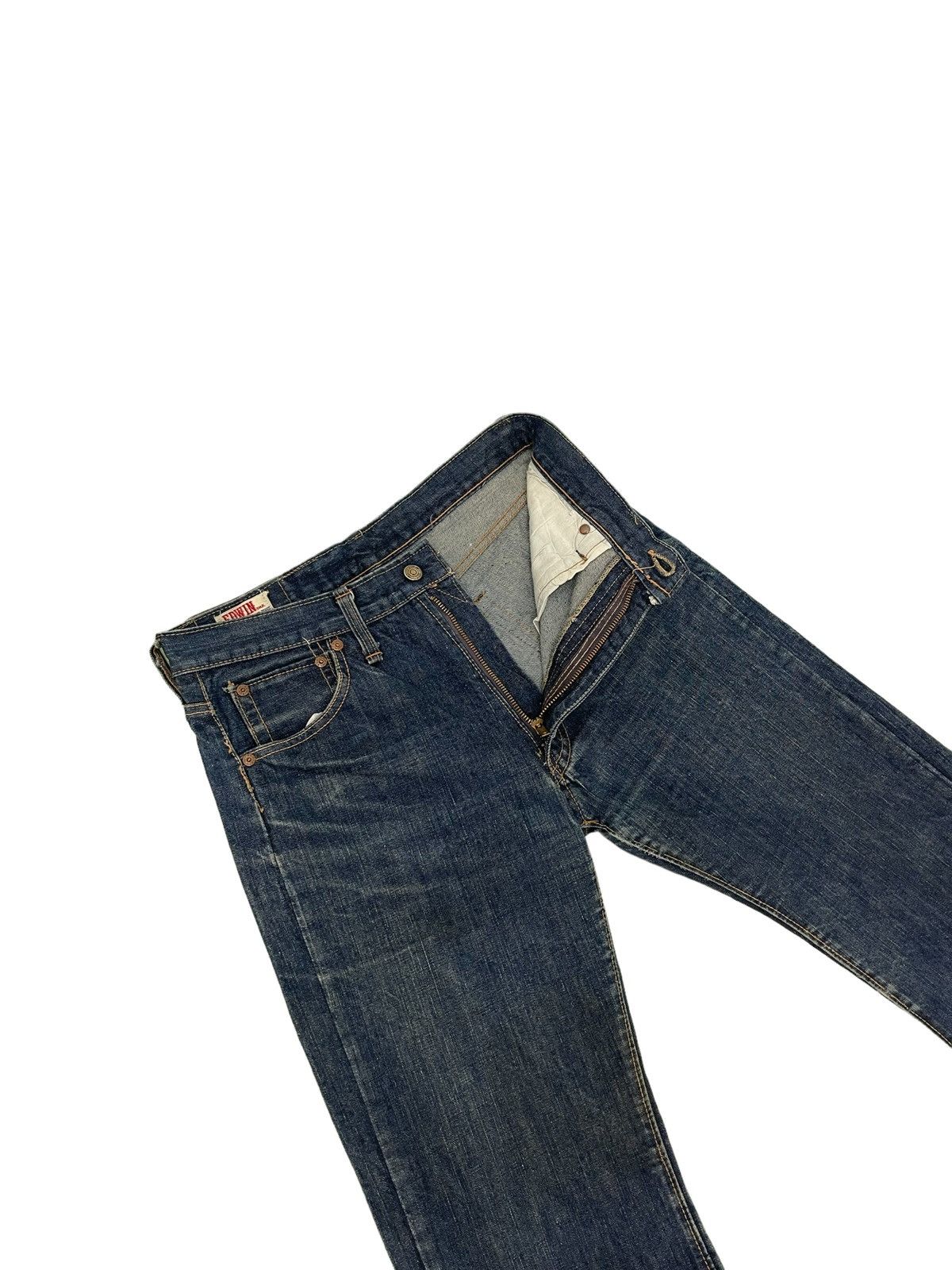 Edwin Flare Jeans Rare 70s Edwin Denim Boot Cut 2🟦1 Size US 30 / EU 46 - 10 Thumbnail