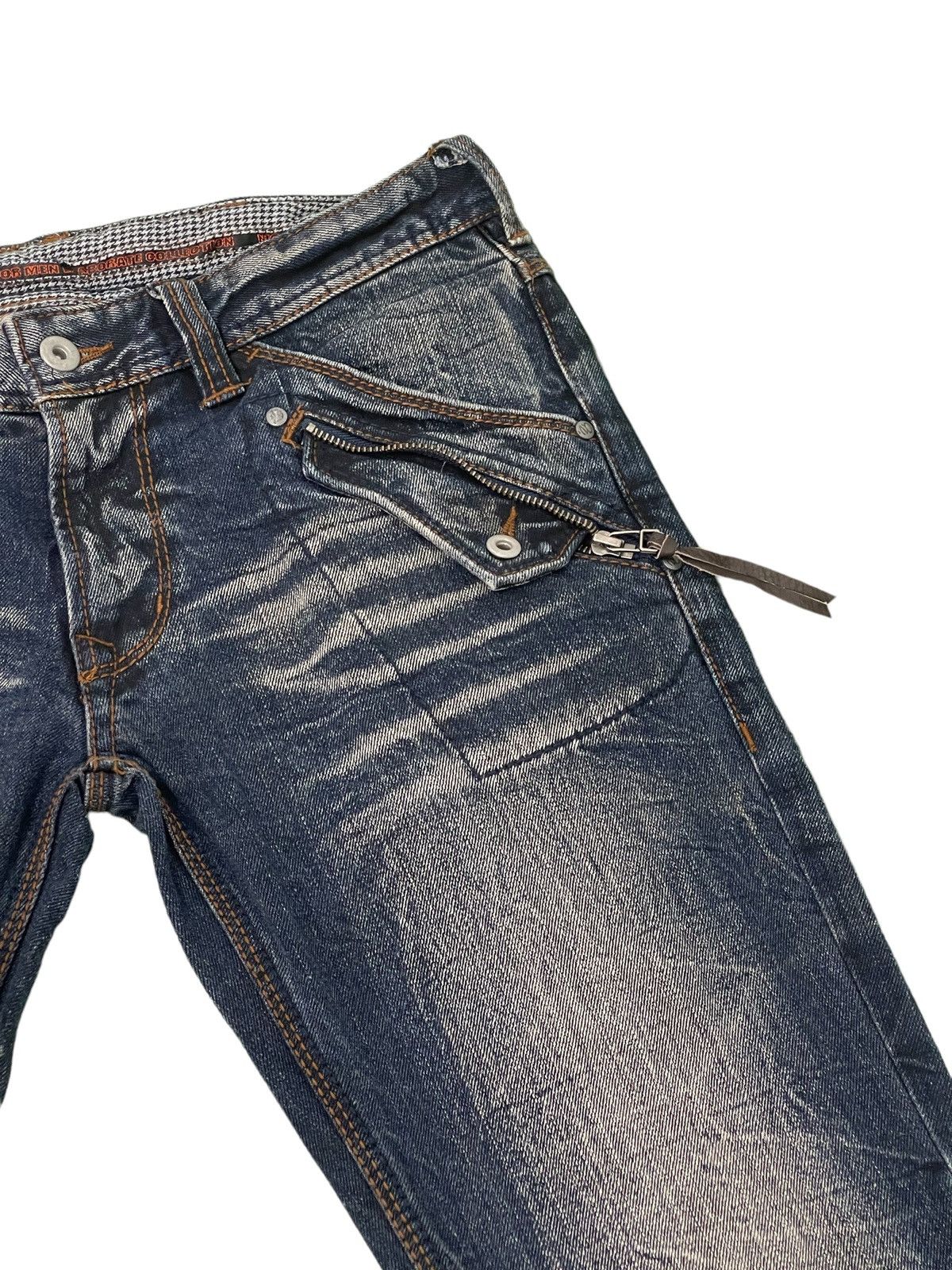 Japanese Brand Flare Jeans Nicole Slim Stretch Acid Wash Low Rise 3🟦8 Size US 31 - 19 Thumbnail