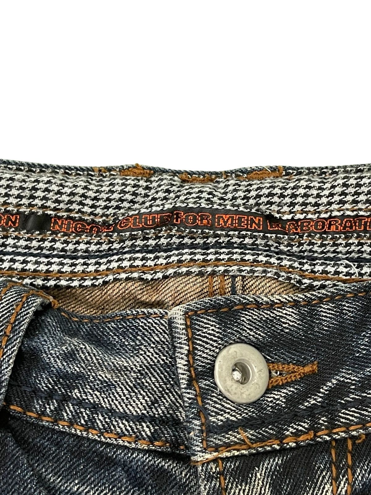 Japanese Brand Flare Jeans Nicole Slim Stretch Acid Wash Low Rise 3🟦8 Size US 31 - 20 Thumbnail