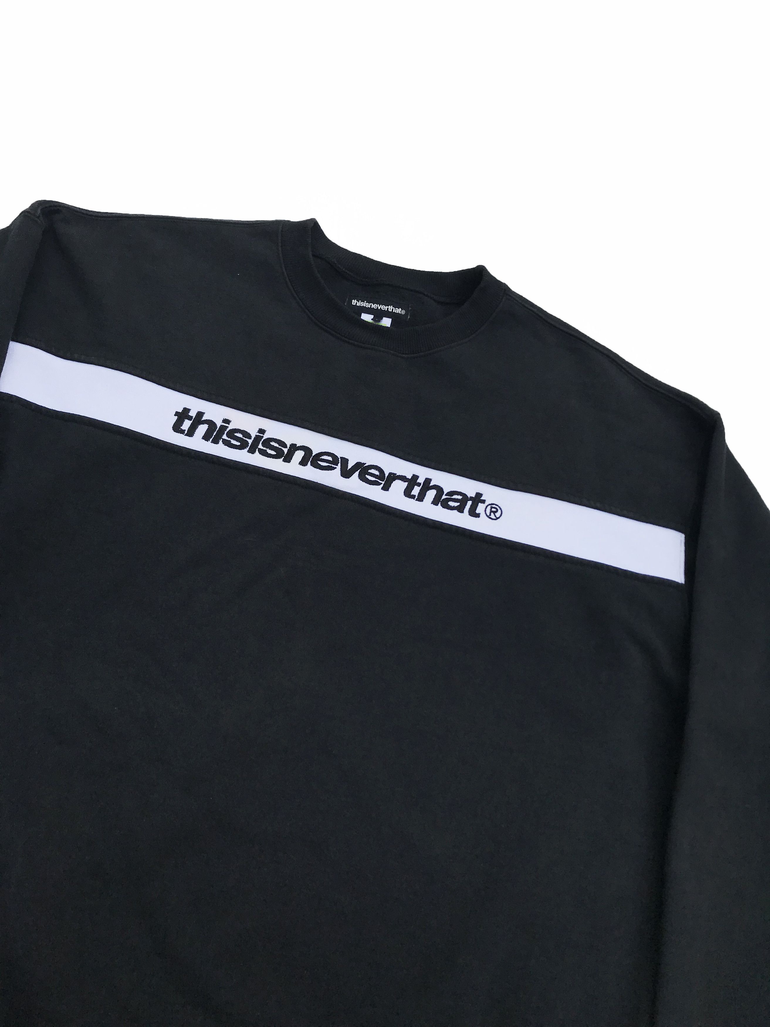 Other Thisisneverthat crewneck Black/white Size US L / EU 52-54 / 3 - 3 Thumbnail