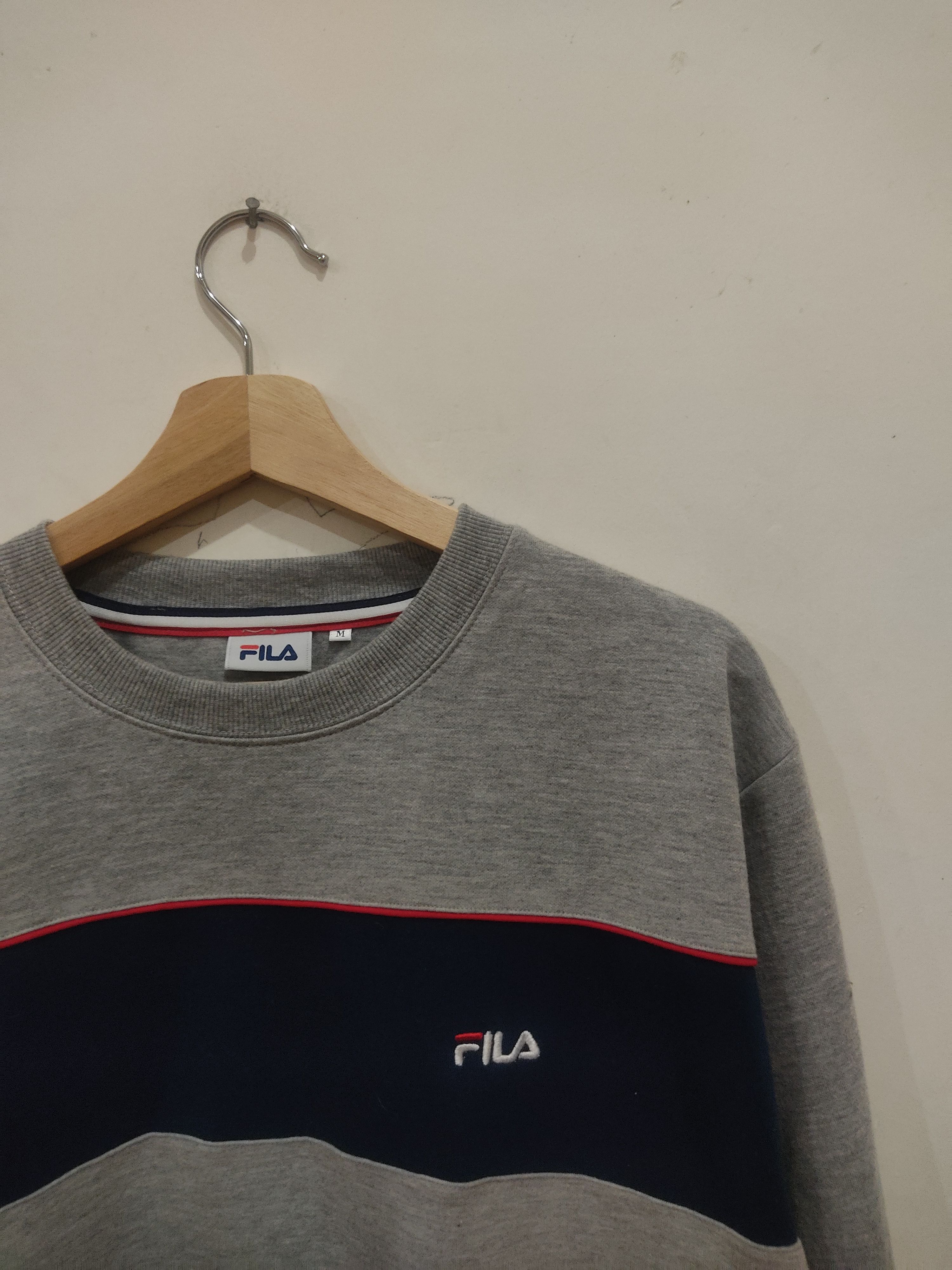 Fila × Vintage Vintage Fila Small Logo Sweatshirt Size US M / EU 48-50 / 2 - 2 Thumbnail