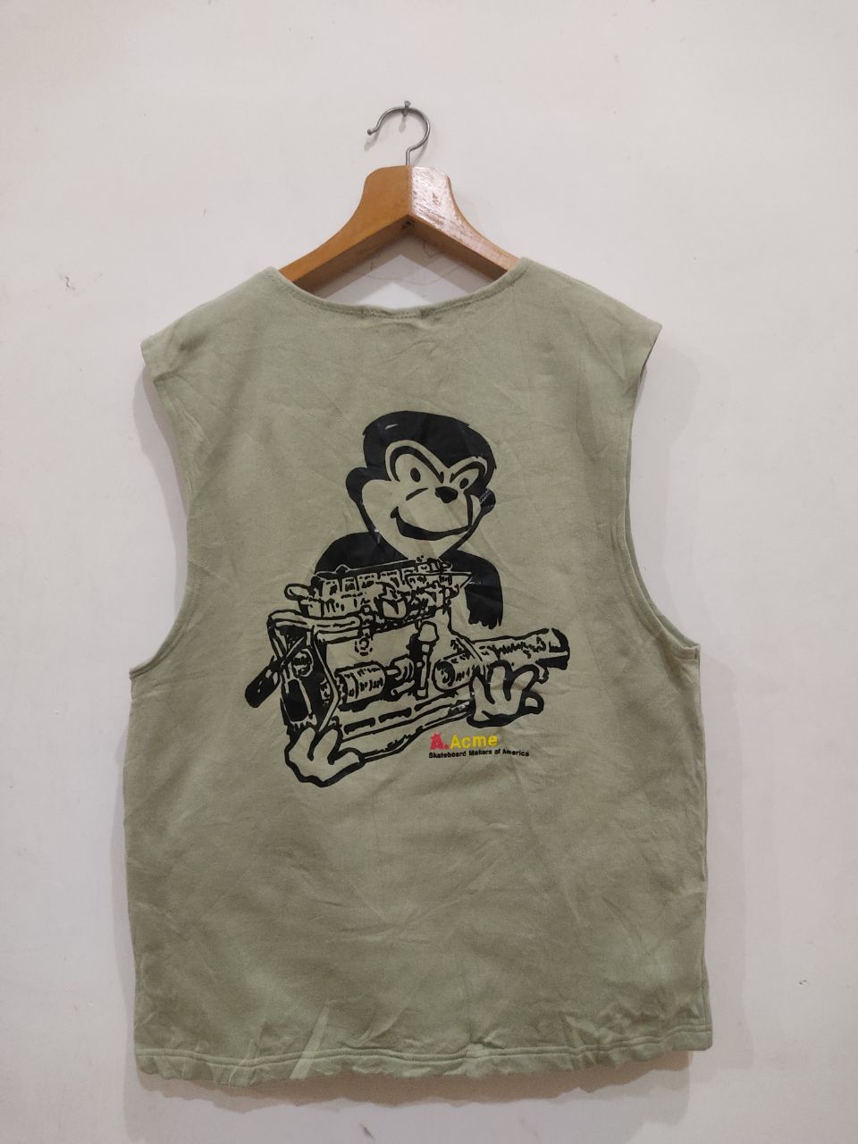 Acme Clothing Vintage Acme Skateboard Makers Ape Logo Size US L / EU 52-54 / 3 - 1 Thumbnail